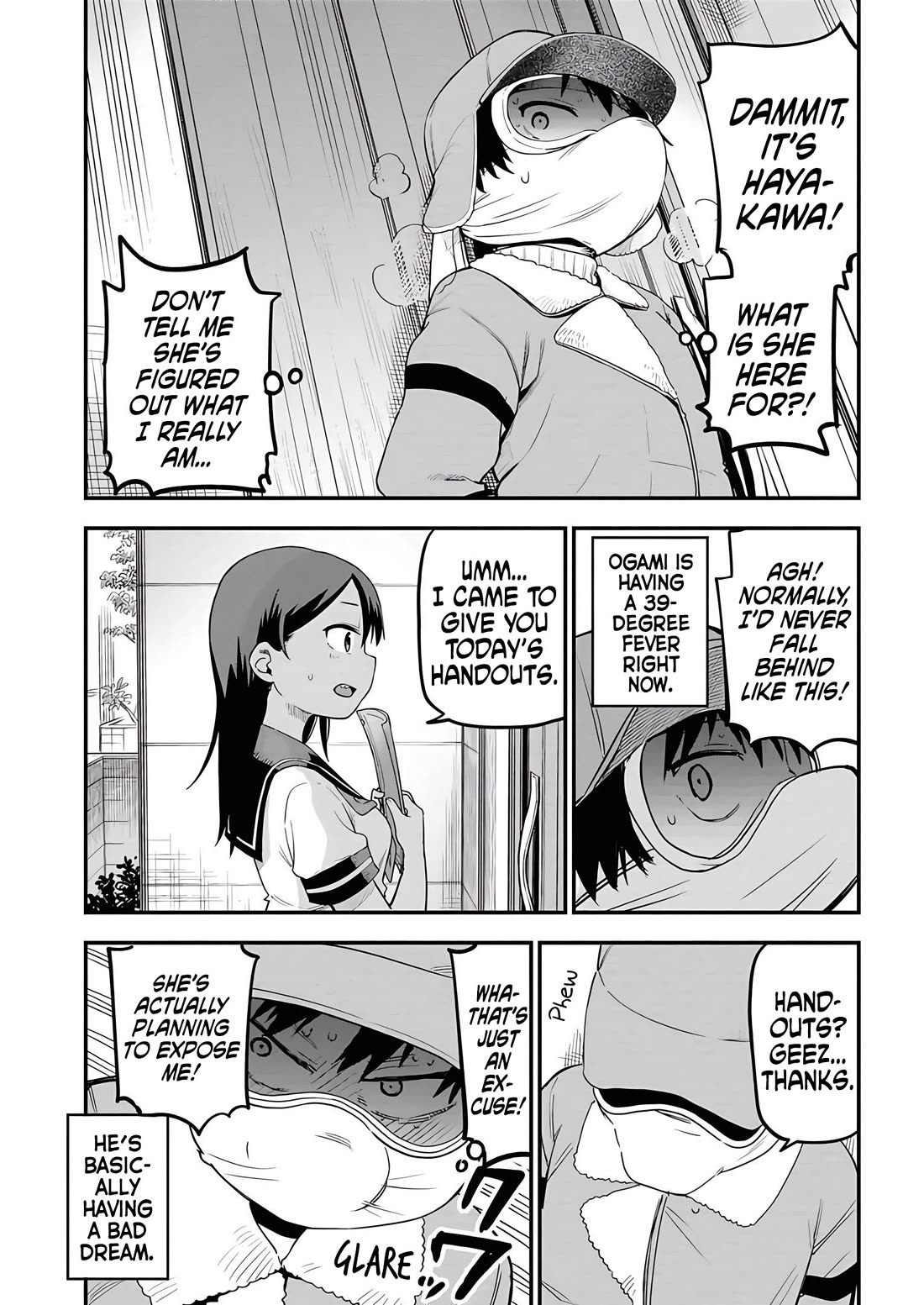 Ōkami-kun wa Hayakawa-san ni katenai Chapter 19 page 7 - Chapter 19: Even Though I Left Her No Openings...