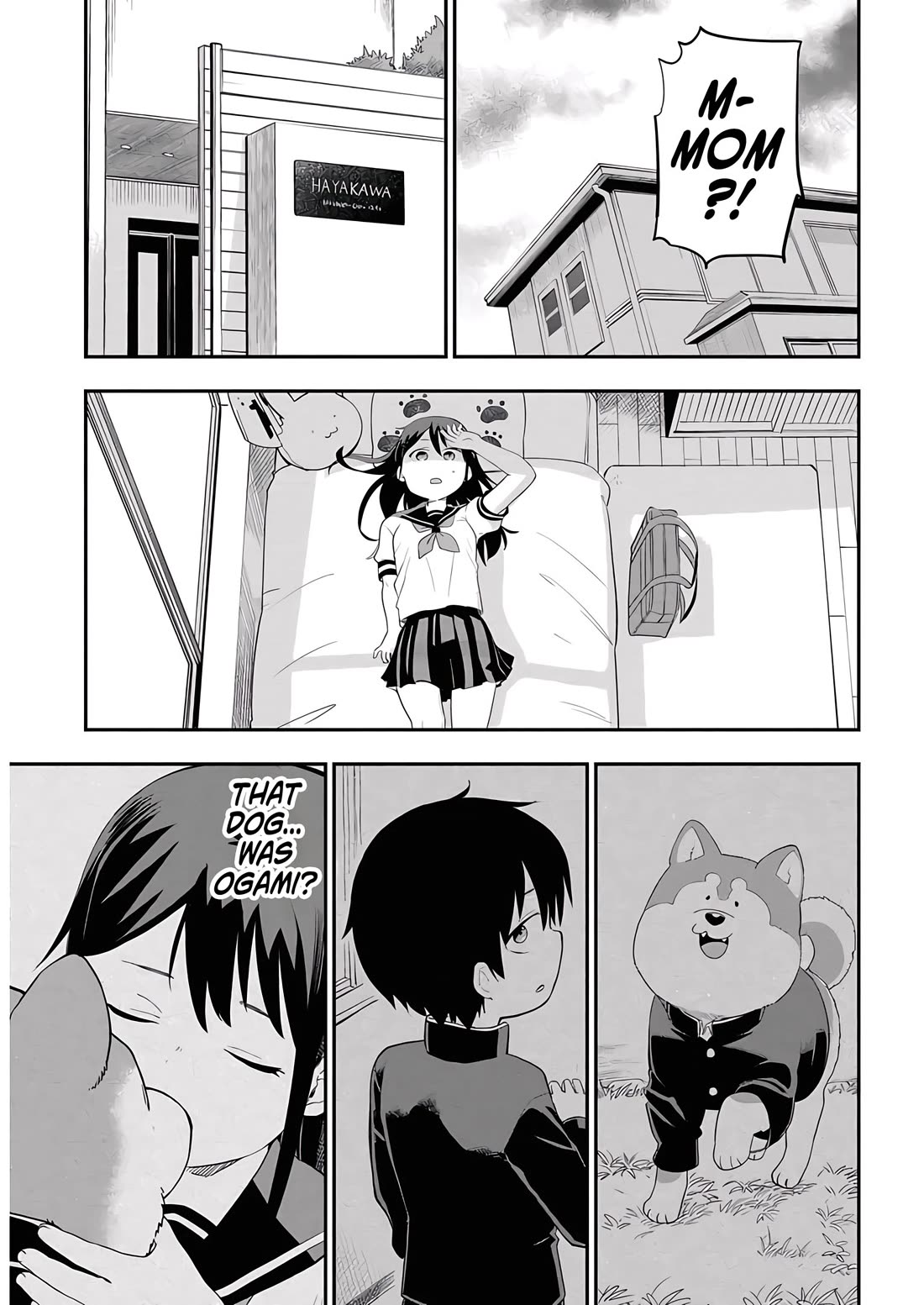 Ōkami-kun wa Hayakawa-san ni katenai Chapter 20 page 15 - Chapter 20: What the... You're so fluffy?!