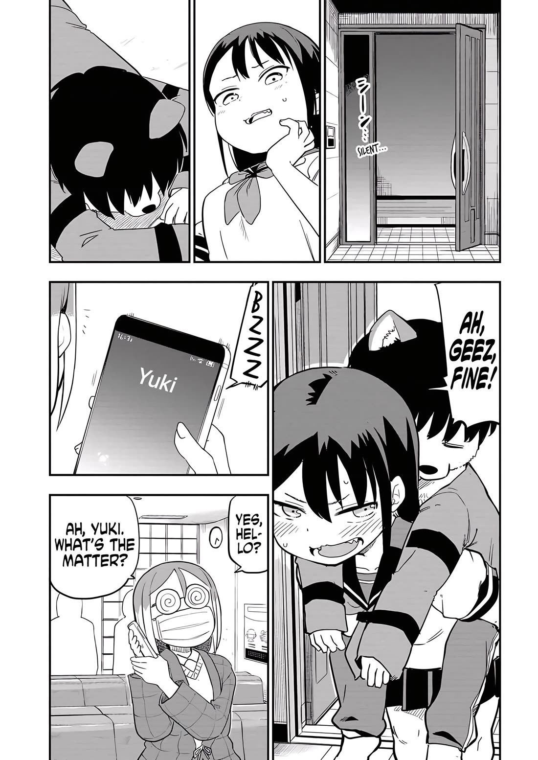 Ōkami-kun wa Hayakawa-san ni katenai Chapter 20 page 3 - Chapter 20: What the... You're so fluffy?!
