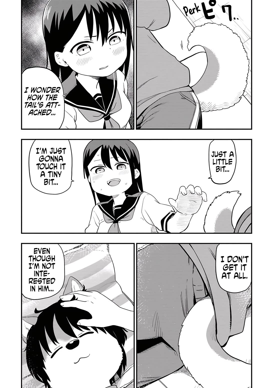 Ōkami-kun wa Hayakawa-san ni katenai Chapter 20 page 8 - Chapter 20: What the... You're so fluffy?!