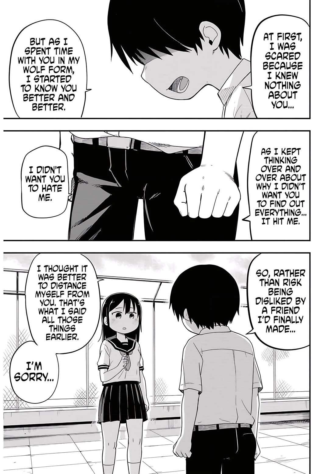 Ōkami-kun wa Hayakawa-san ni katenai Chapter 21 page 11 - Chapter 21: I'm actually a werewolf.
