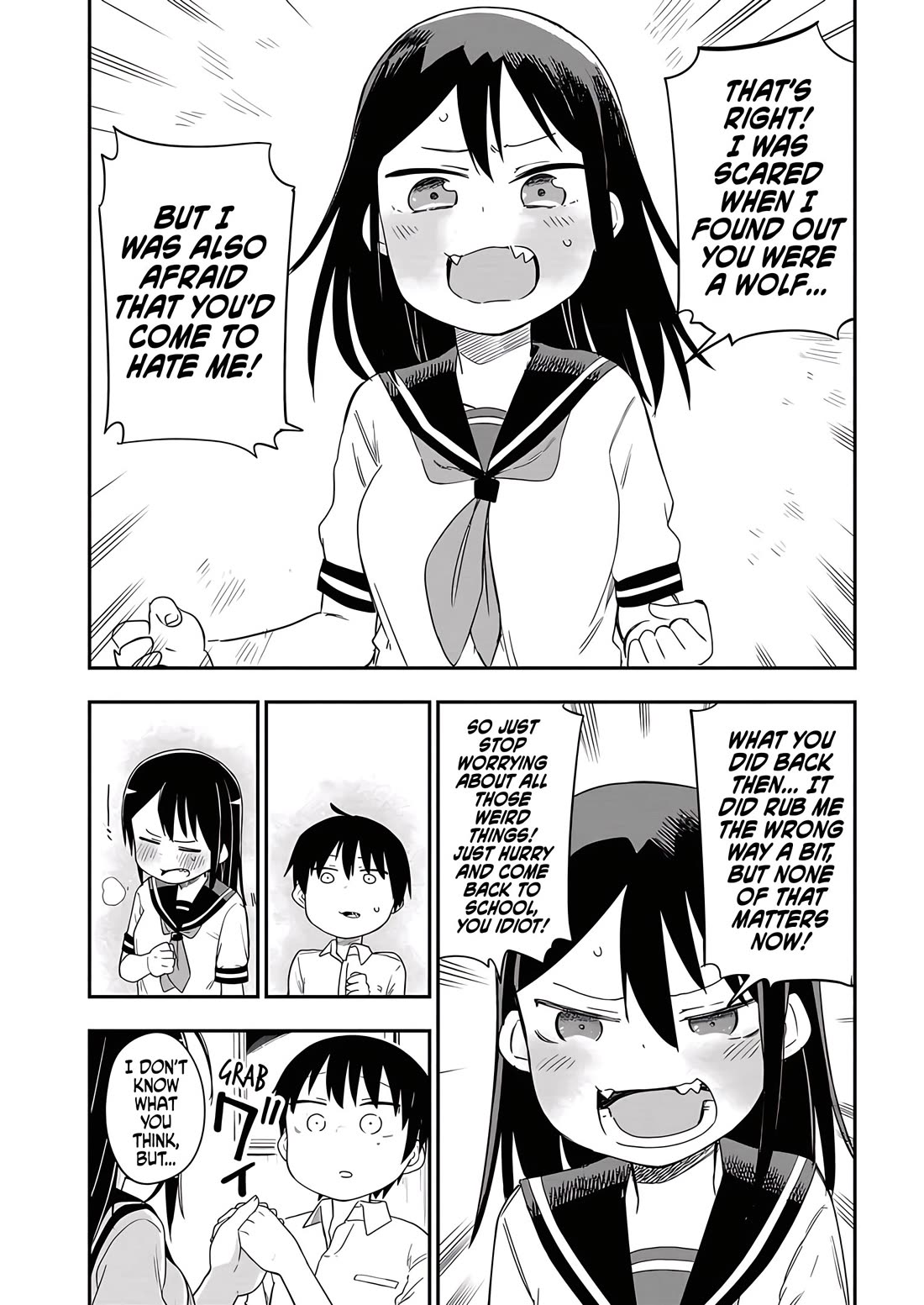 Ōkami-kun wa Hayakawa-san ni katenai Chapter 21 page 13 - Chapter 21: I'm actually a werewolf.
