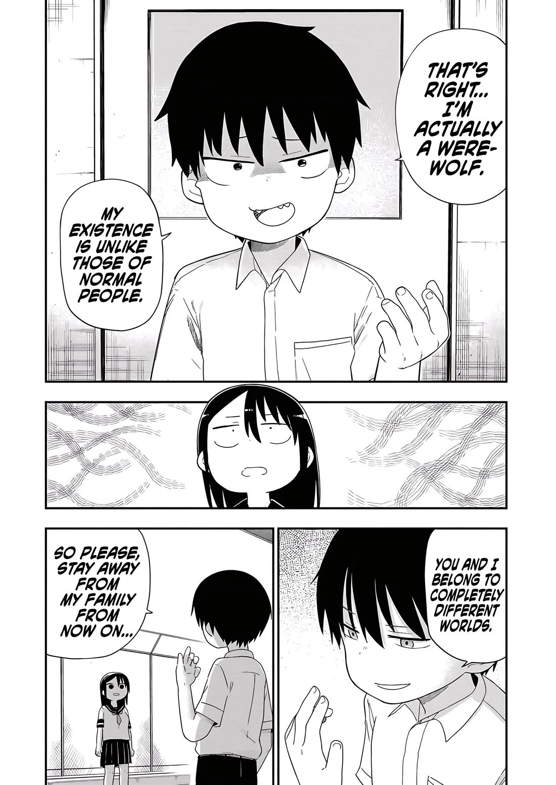 Ōkami-kun wa Hayakawa-san ni katenai Chapter 21 page 6 - Chapter 21: I'm actually a werewolf.