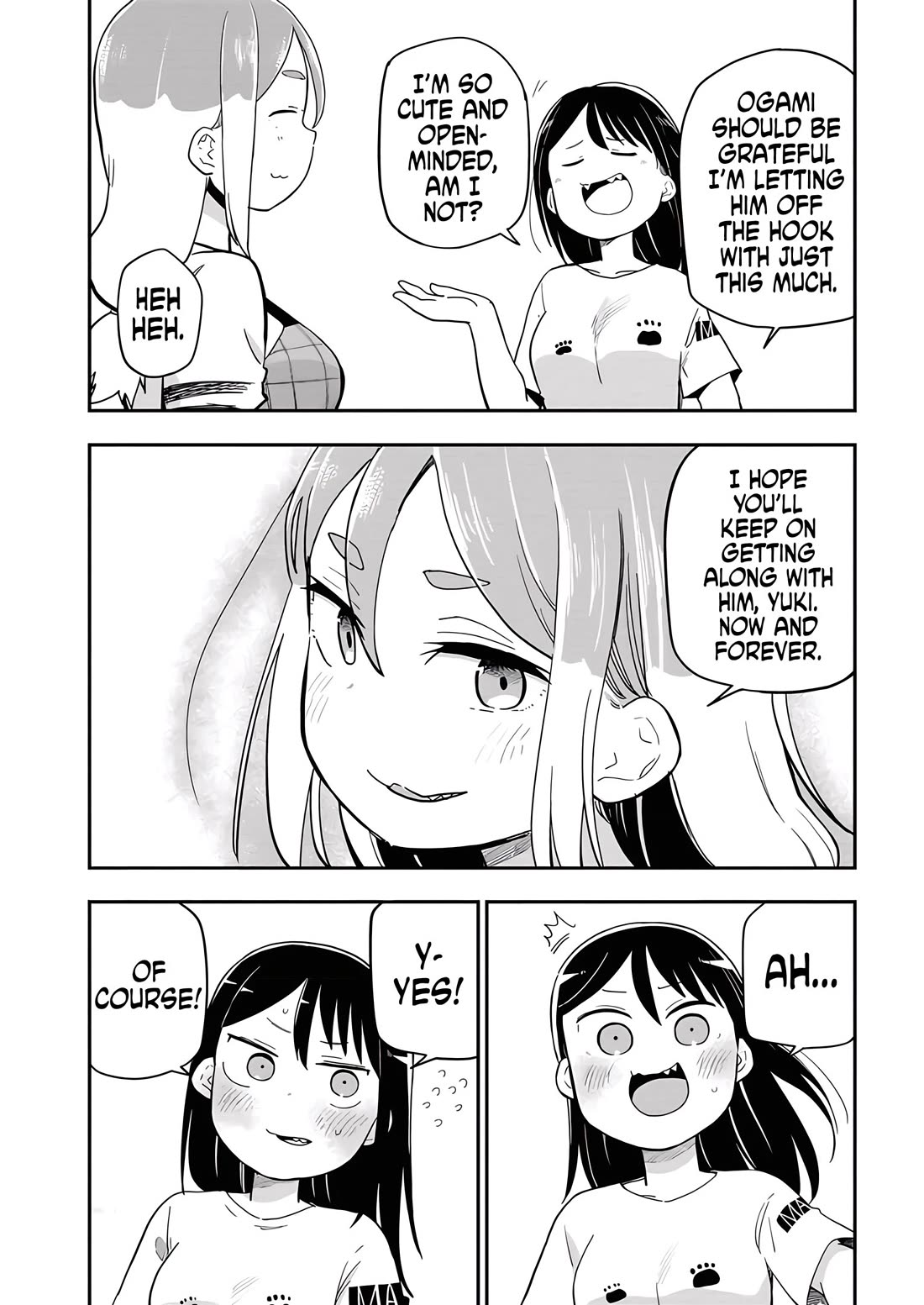 Ōkami-kun wa Hayakawa-san ni katenai Chapter 22 page 13 - Chapter 22: The Wolf Can't Win Against Hayakawa [END]