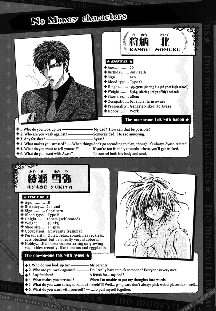 Okane Ga Nai Chapter 50.8 page 5 - Special 1: Fuun ja Nai