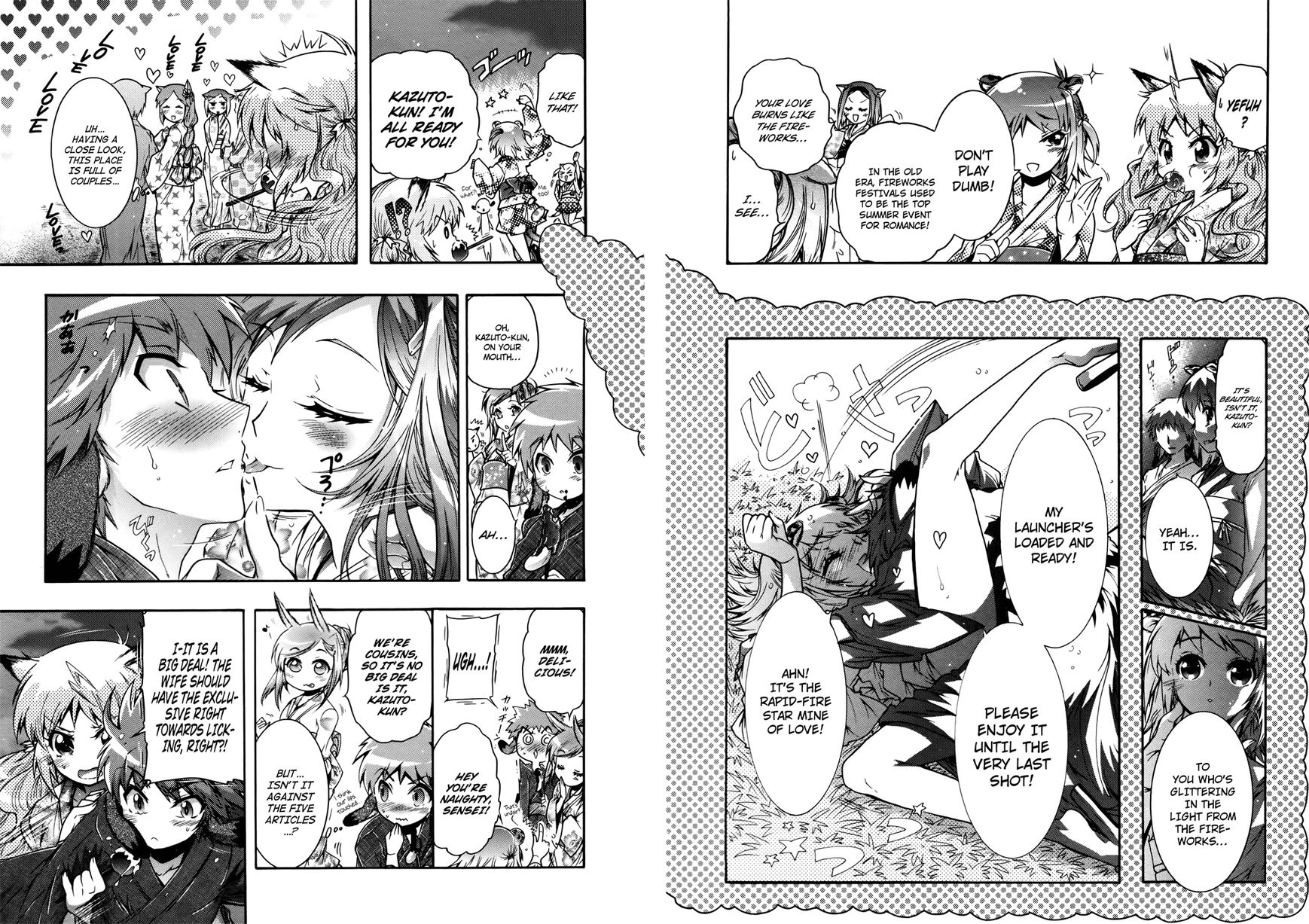 Okasu Bekarazu!! Junketsu Tokku! Chapter 18 page 16 - Chapter 18 : Summer Fireworks