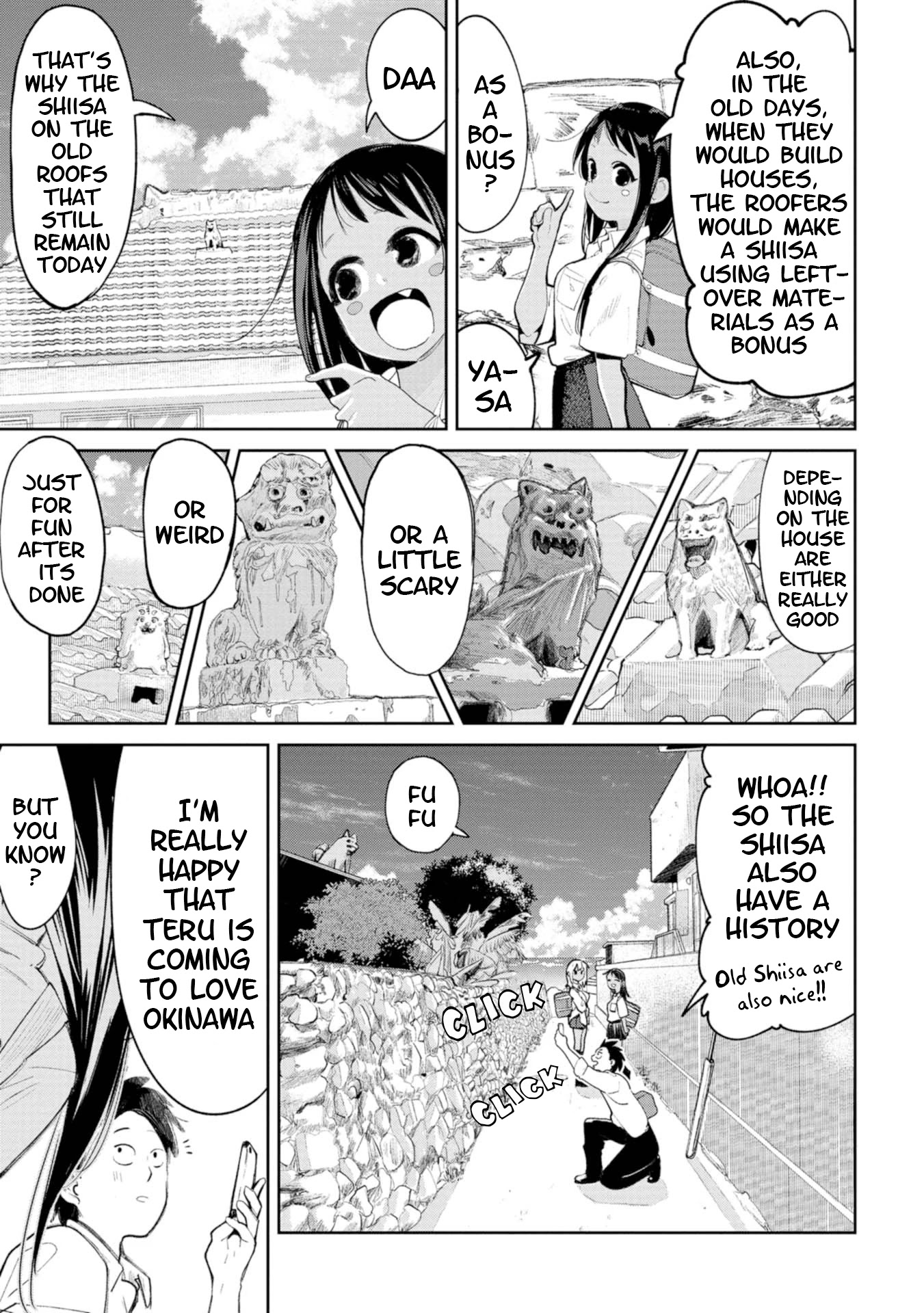 Okinawa de Suki ni Natta Ko ga Hougen Sugite Tsura Sugiru Chapter 10.5 page 5 - Chapter 10.5: Amakuma Shiisa (Here And There Shiisa)