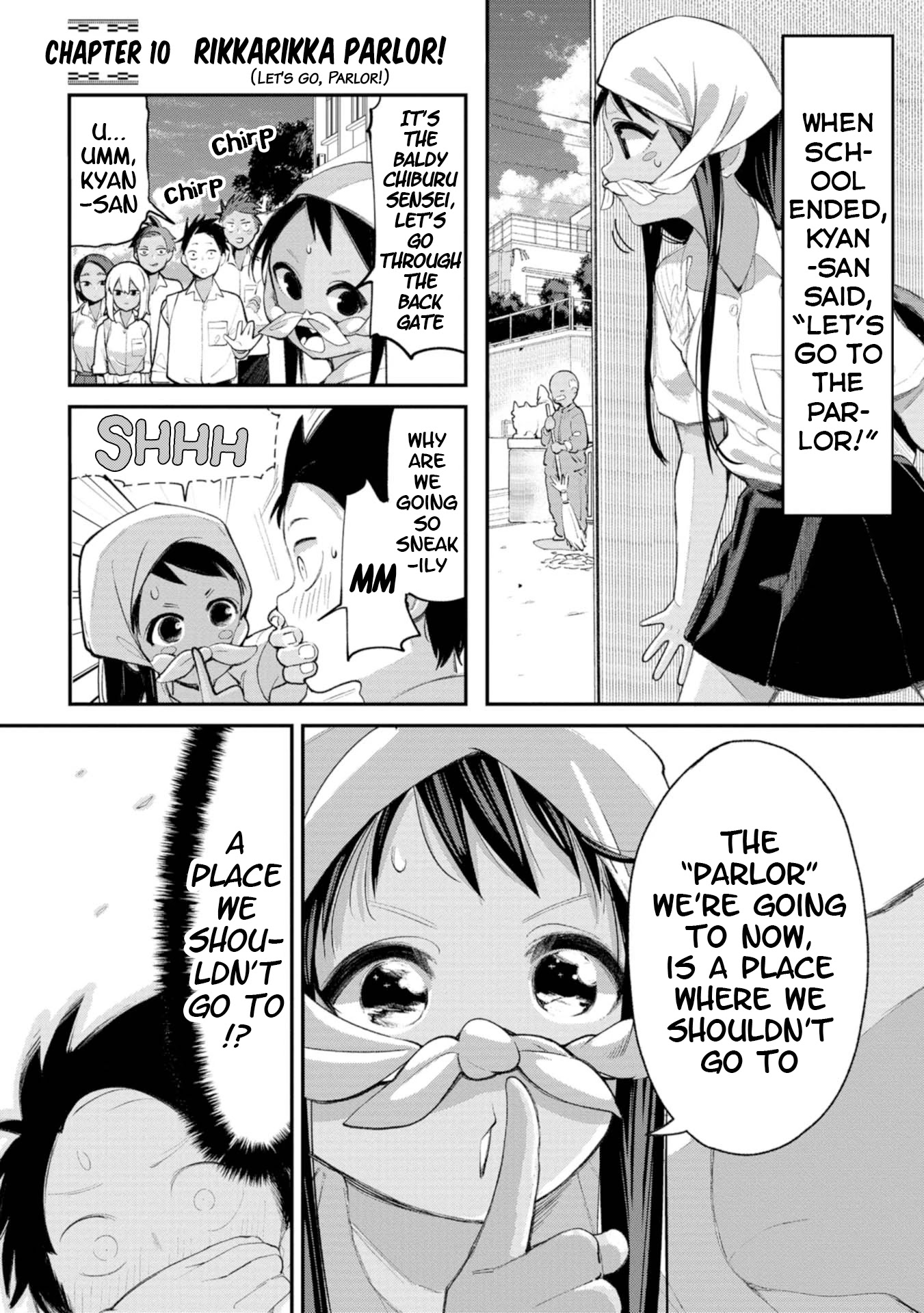 Okinawa de Suki ni Natta Ko ga Hougen Sugite Tsura Sugiru Chapter 10 page 1 - Chapter 10: Rikkarikka Parlor! (Let's Go, Parlor!)