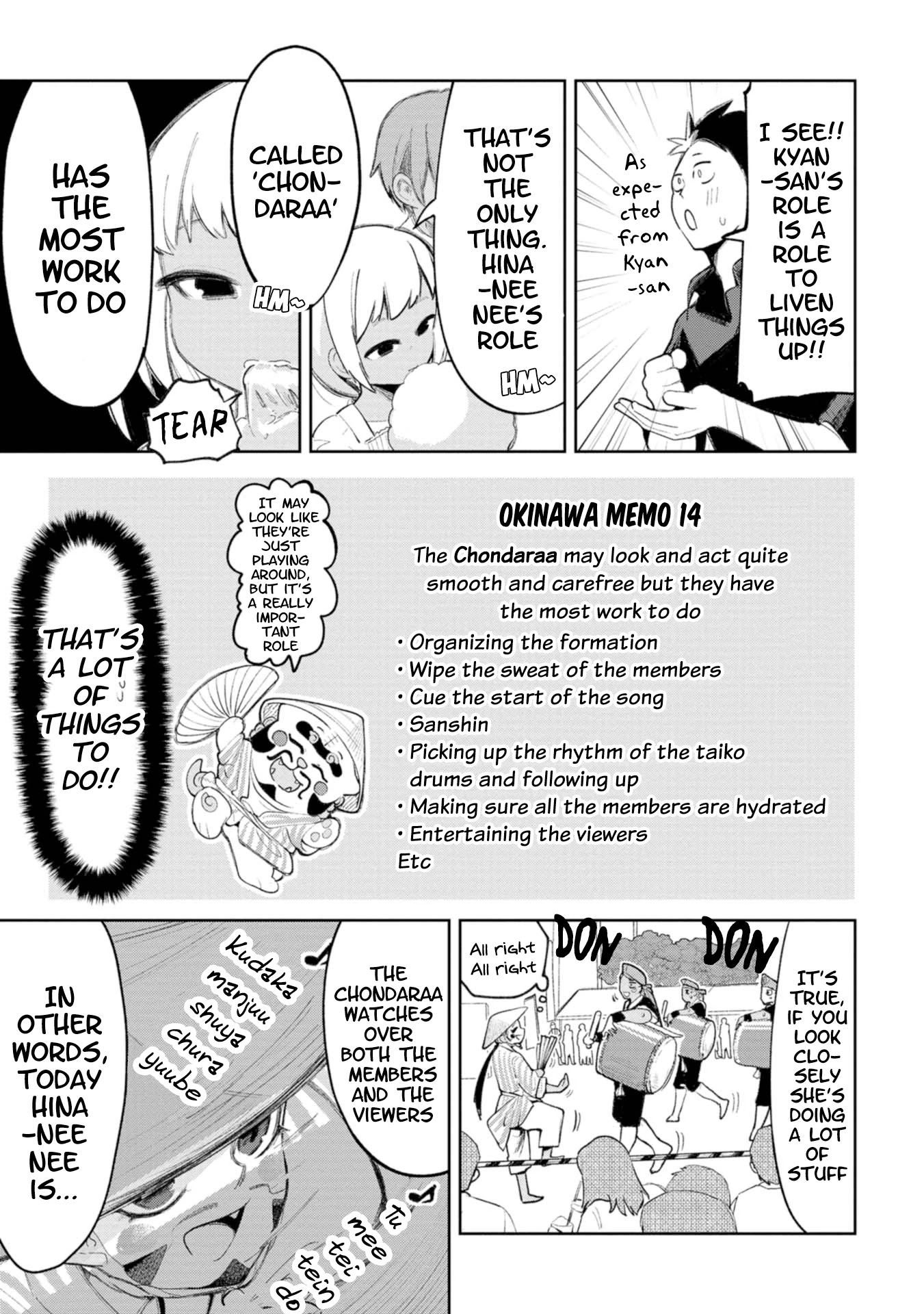 Okinawa de Suki ni Natta Ko ga Hougen Sugite Tsura Sugiru Chapter 11 page 7 - Chapter 11: Chimudondon Eisa (Exciting Eisa)