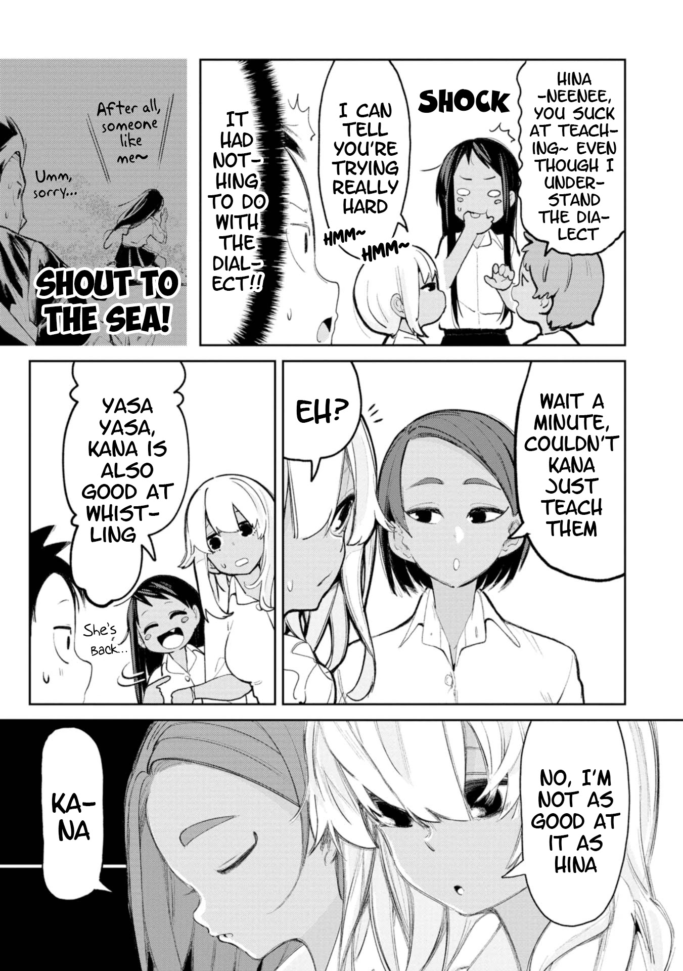 Okinawa de Suki ni Natta Ko ga Hougen Sugite Tsura Sugiru Chapter 13 page 5 - Chapter 13: Feefeefuchibusaraa, Uminkai (If you're going to whistle, do it in the beautiful sea)