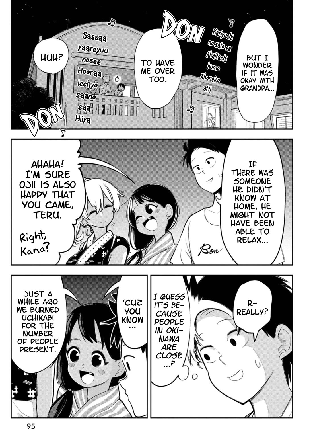 Okinawa de Suki ni Natta Ko ga Hougen Sugite Tsura Sugiru Chapter 18 page 14 - Chapter 18: Kuyui nu hanashi nuumussa (Tonight’s story is interesting)