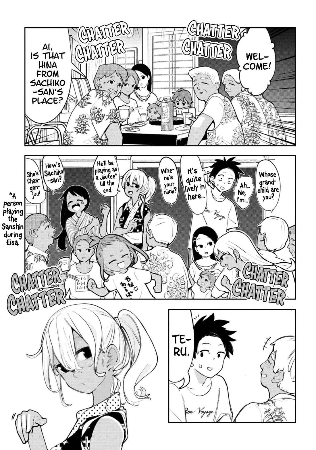 Okinawa de Suki ni Natta Ko ga Hougen Sugite Tsura Sugiru Chapter 18 page 2 - Chapter 18: Kuyui nu hanashi nuumussa (Tonight’s story is interesting)