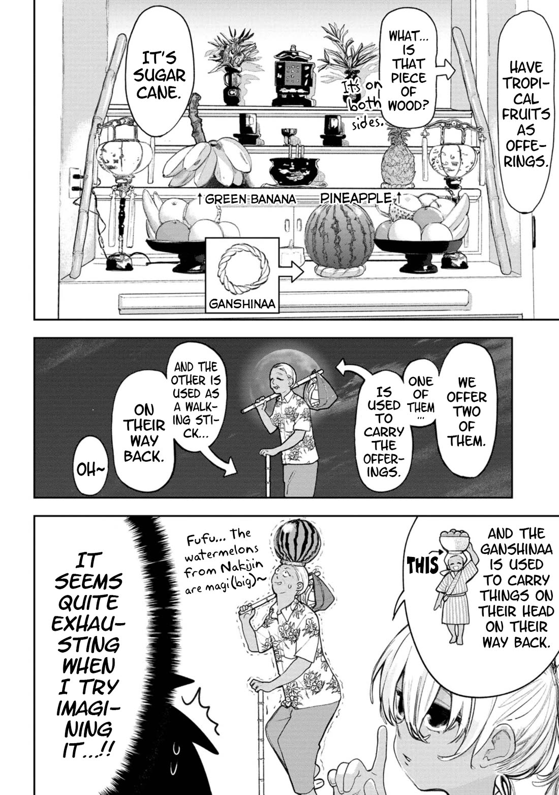 Okinawa de Suki ni Natta Ko ga Hougen Sugite Tsura Sugiru Chapter 18 page 7 - Chapter 18: Kuyui nu hanashi nuumussa (Tonight’s story is interesting)