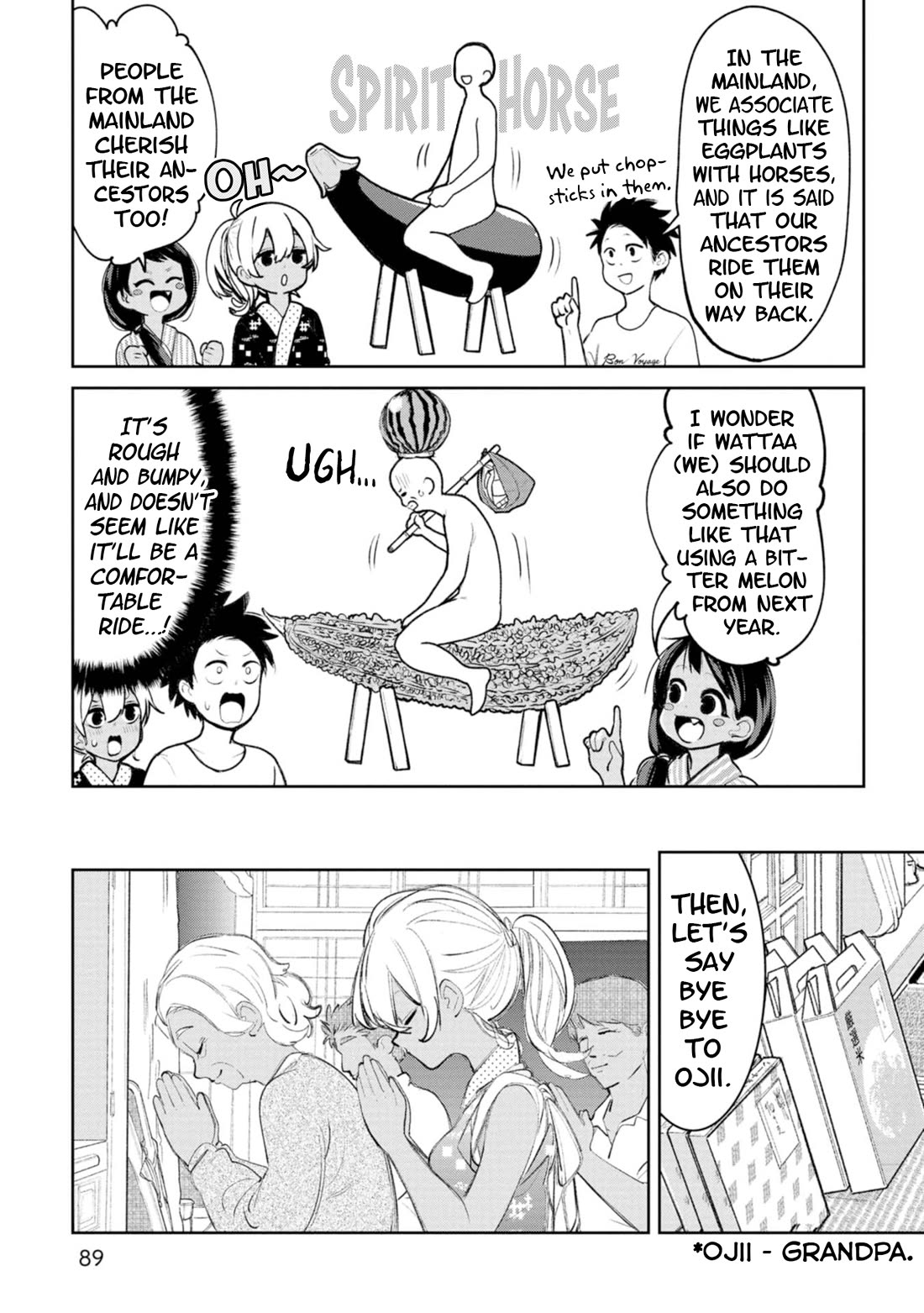 Okinawa de Suki ni Natta Ko ga Hougen Sugite Tsura Sugiru Chapter 18 page 8 - Chapter 18: Kuyui nu hanashi nuumussa (Tonight’s story is interesting)