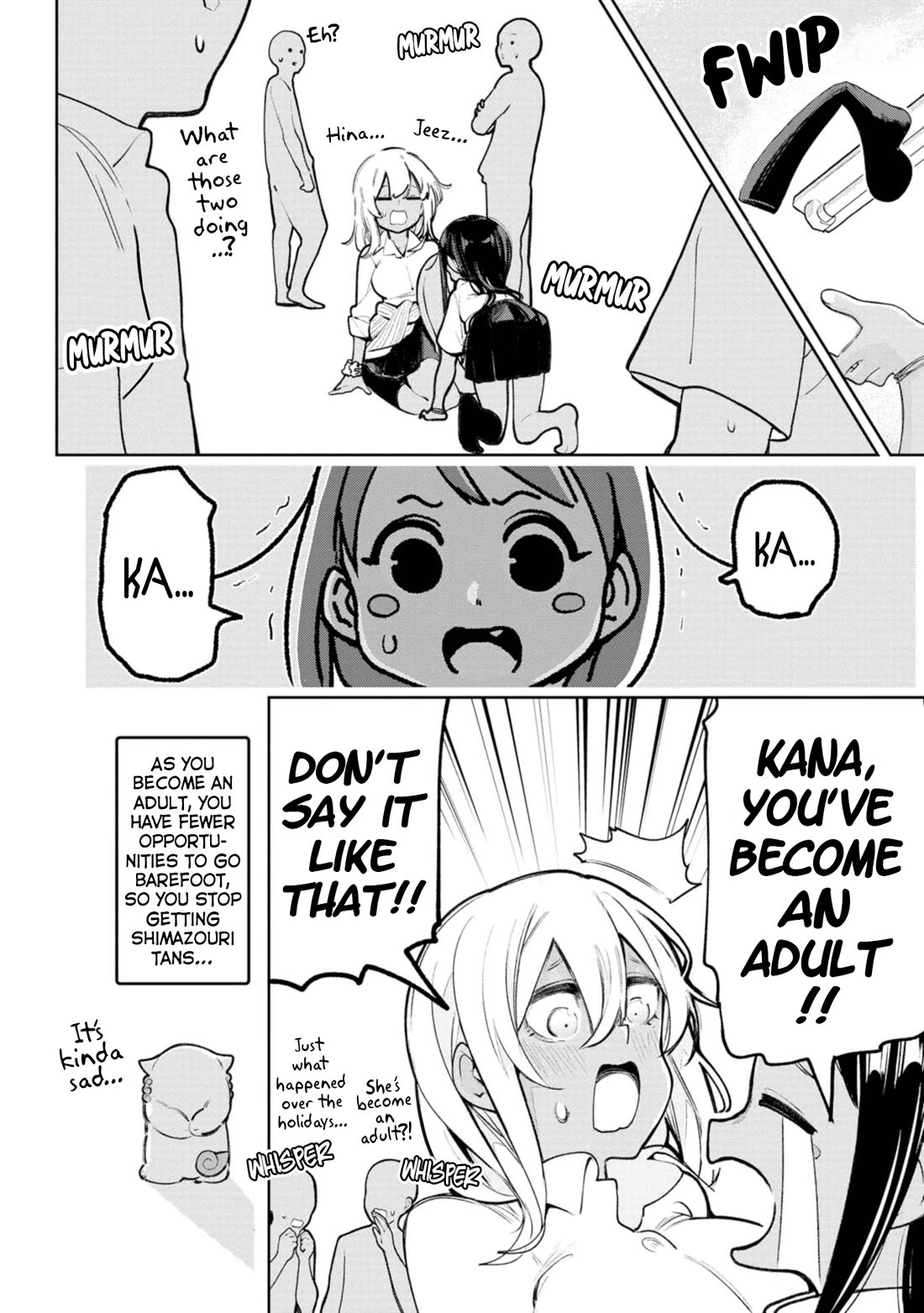 Okinawa de Suki ni Natta Ko ga Hougen Sugite Tsura Sugiru Chapter 19.5 page 6 - Chapter 19.5: Teida and Shimazouri (The sun and flip-flops)