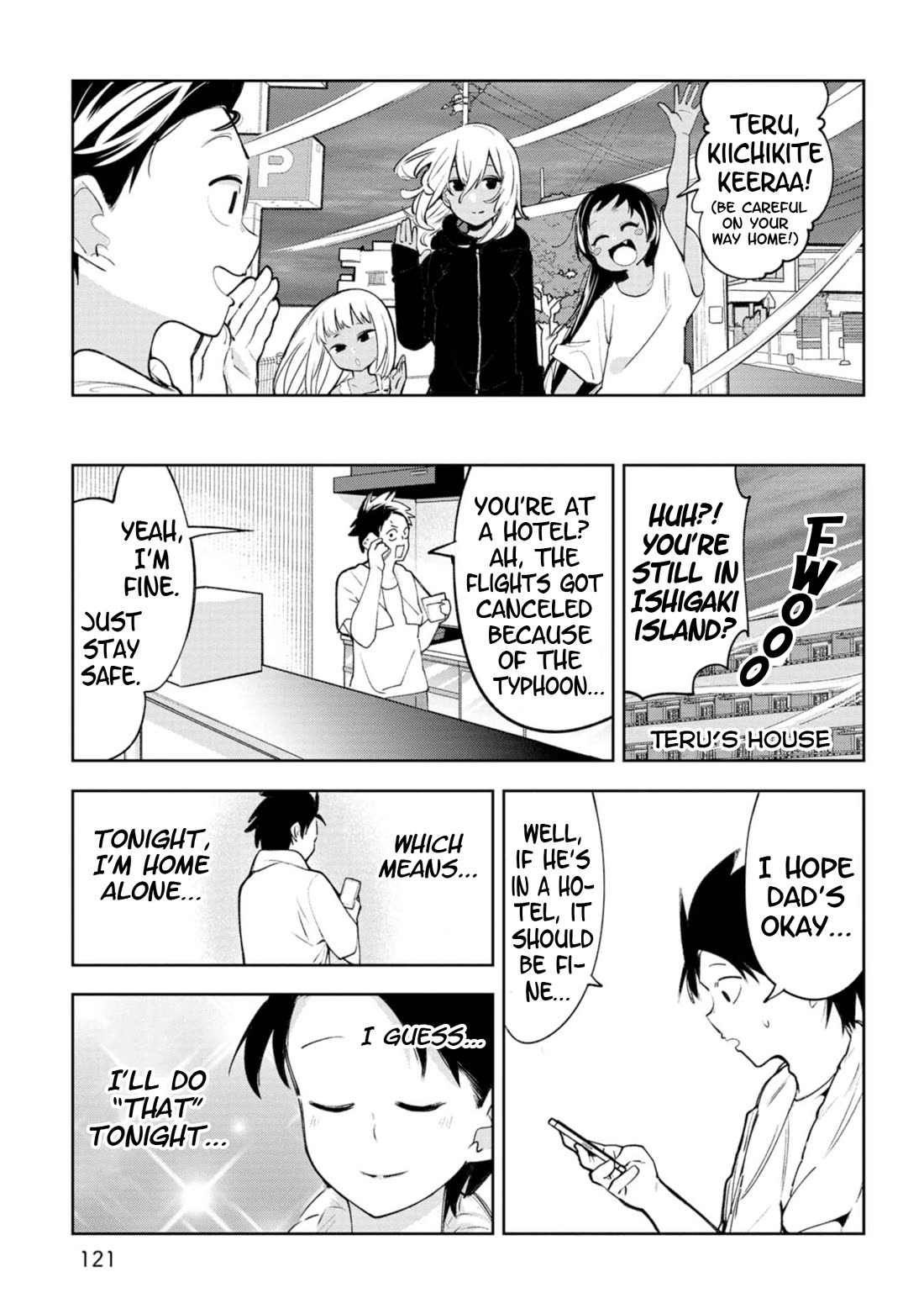 Okinawa de Suki ni Natta Ko ga Hougen Sugite Tsura Sugiru Chapter 20 page 6 - Chapter 20: Kajifuchi (Typhoon) [Part 1]
