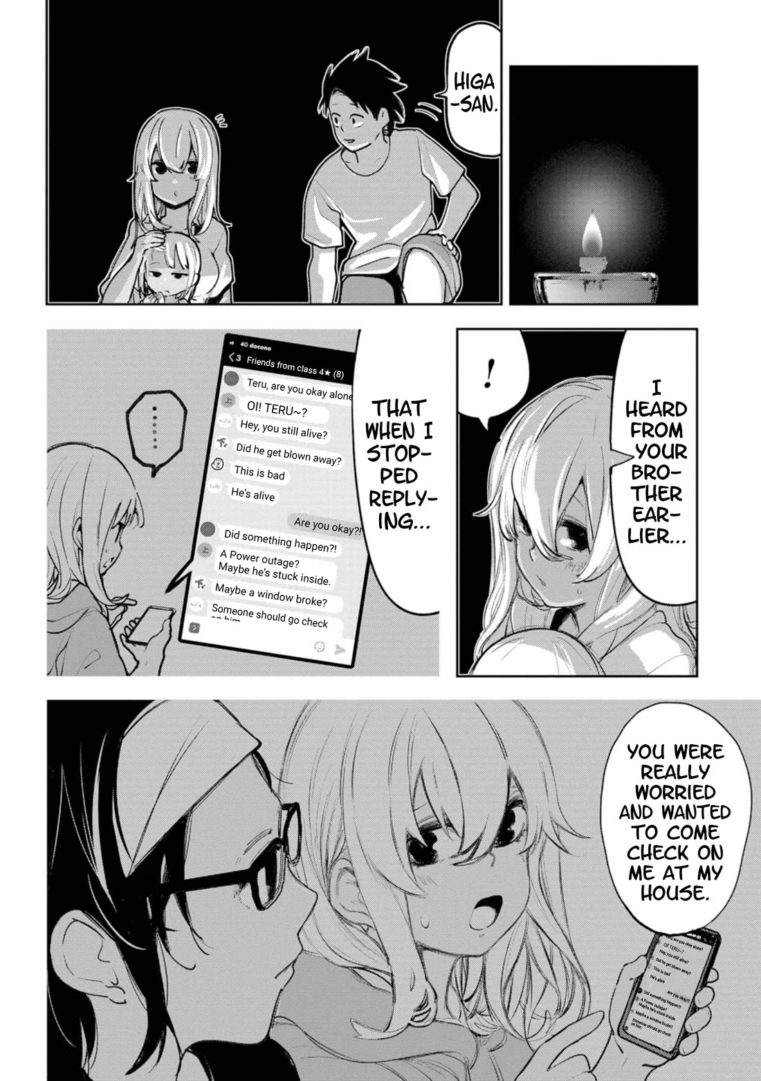 Okinawa de Suki ni Natta Ko ga Hougen Sugite Tsura Sugiru Chapter 21 page 14 - Chapter 21: Kajifuchi (Typhoon) [Part2]