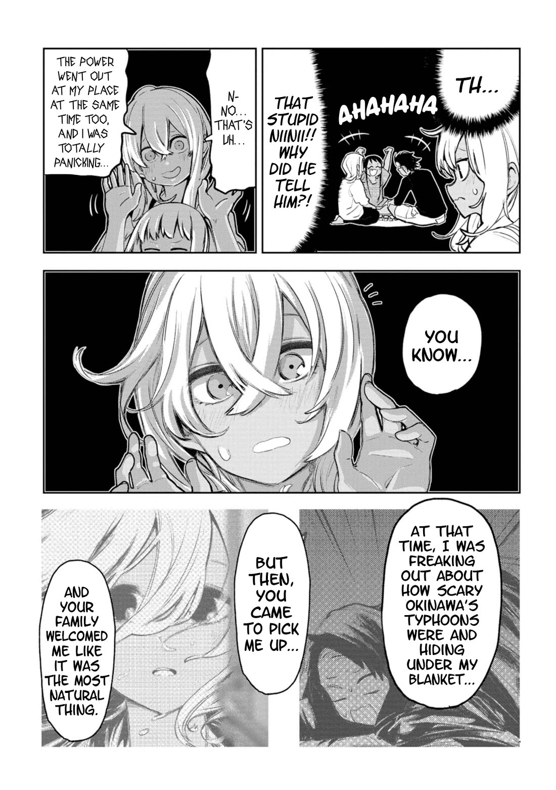 Okinawa de Suki ni Natta Ko ga Hougen Sugite Tsura Sugiru Chapter 21 page 15 - Chapter 21: Kajifuchi (Typhoon) [Part2]