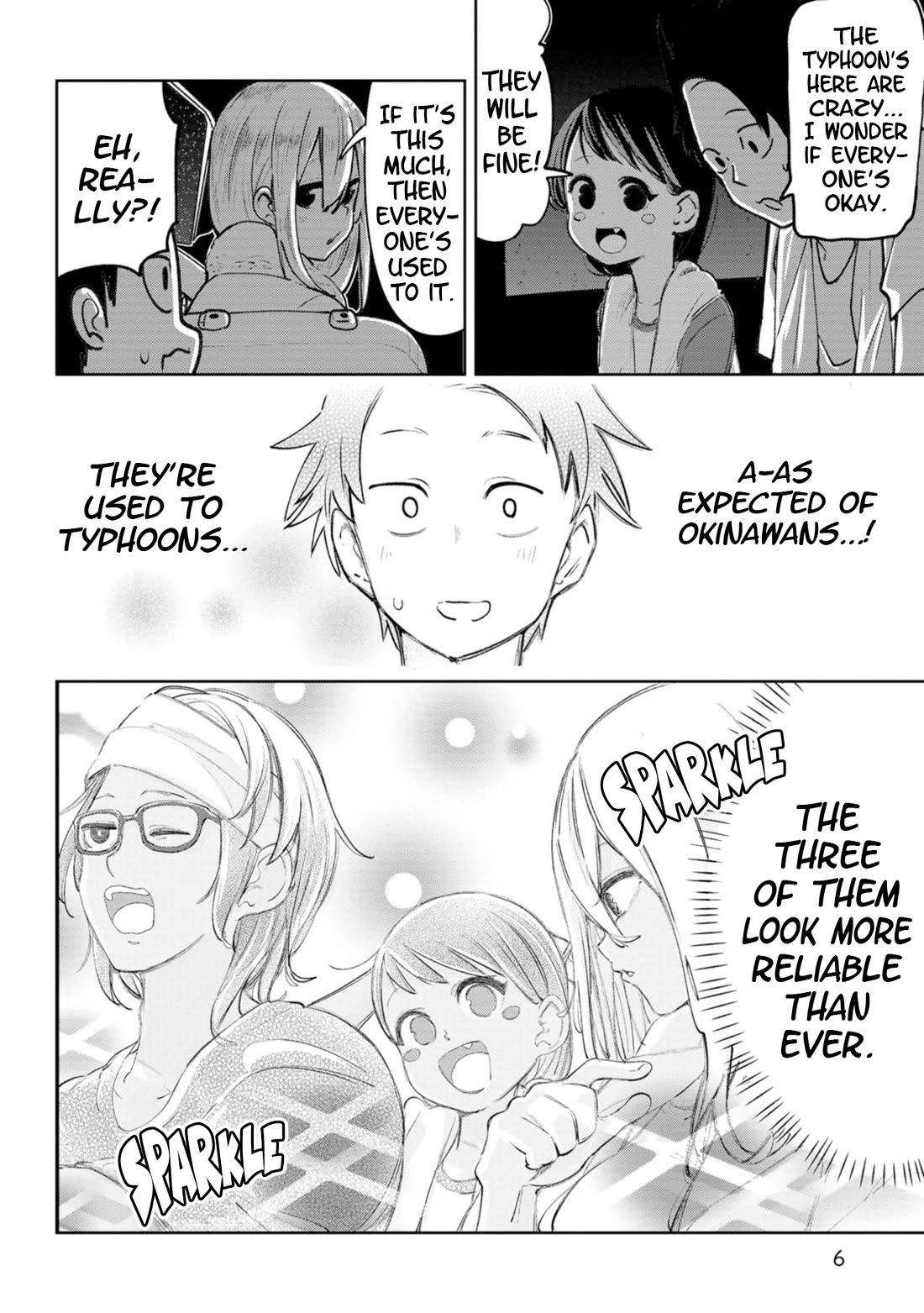 Okinawa de Suki ni Natta Ko ga Hougen Sugite Tsura Sugiru Chapter 21 page 6 - Chapter 21: Kajifuchi (Typhoon) [Part2]