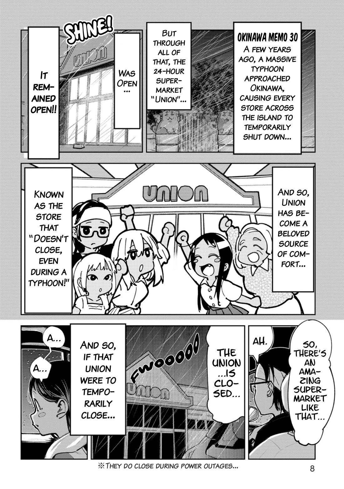 Okinawa de Suki ni Natta Ko ga Hougen Sugite Tsura Sugiru Chapter 21 page 8 - Chapter 21: Kajifuchi (Typhoon) [Part2]