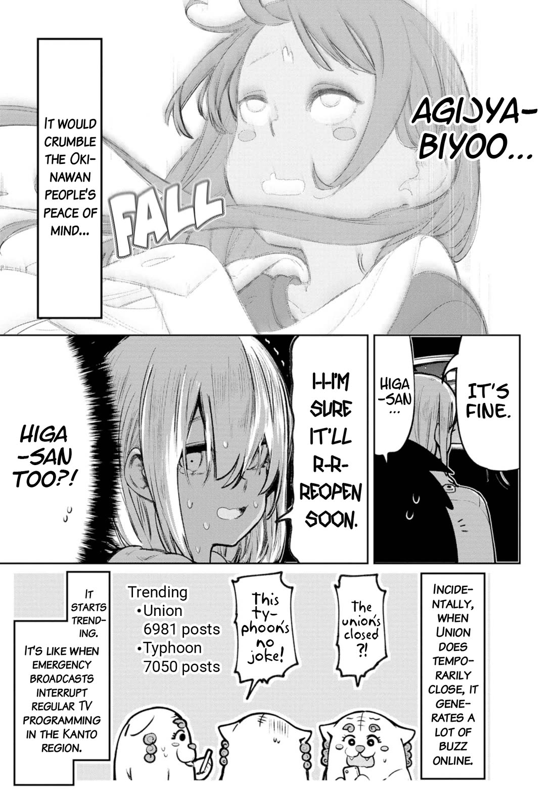 Okinawa de Suki ni Natta Ko ga Hougen Sugite Tsura Sugiru Chapter 21 page 9 - Chapter 21: Kajifuchi (Typhoon) [Part2]