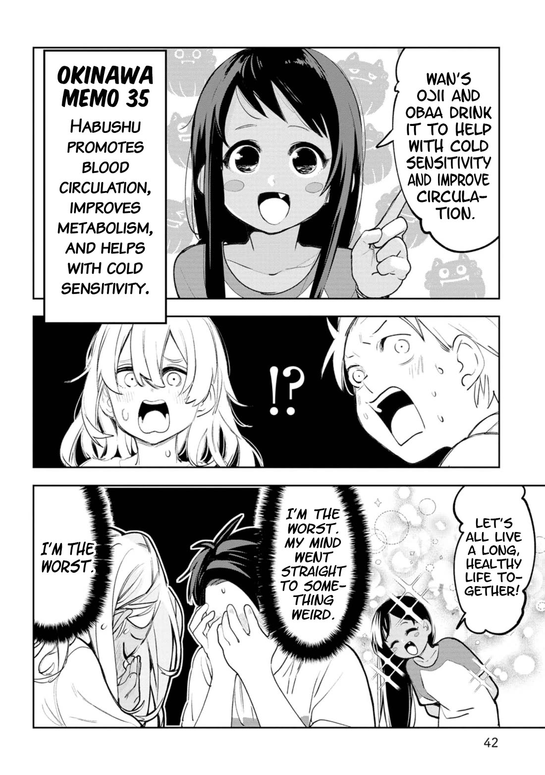 Okinawa de Suki ni Natta Ko ga Hougen Sugite Tsura Sugiru Chapter 22 page 12 - Chapter 22: The Habu and the Mongoose