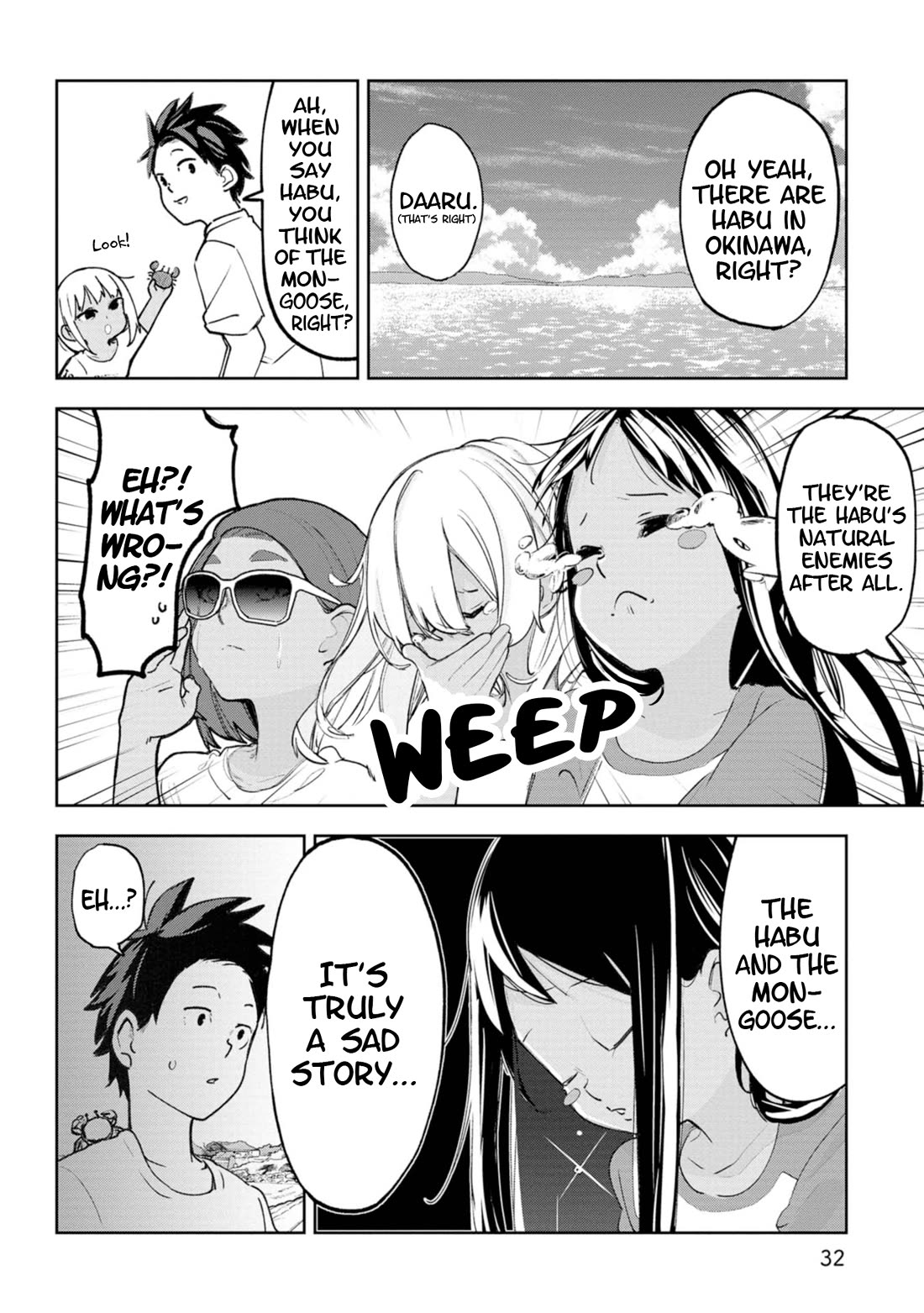 Okinawa de Suki ni Natta Ko ga Hougen Sugite Tsura Sugiru Chapter 22 page 2 - Chapter 22: The Habu and the Mongoose