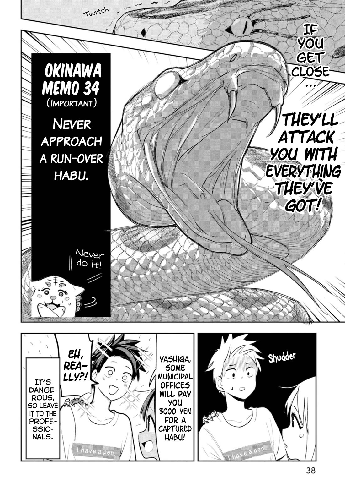 Okinawa de Suki ni Natta Ko ga Hougen Sugite Tsura Sugiru Chapter 22 page 8 - Chapter 22: The Habu and the Mongoose