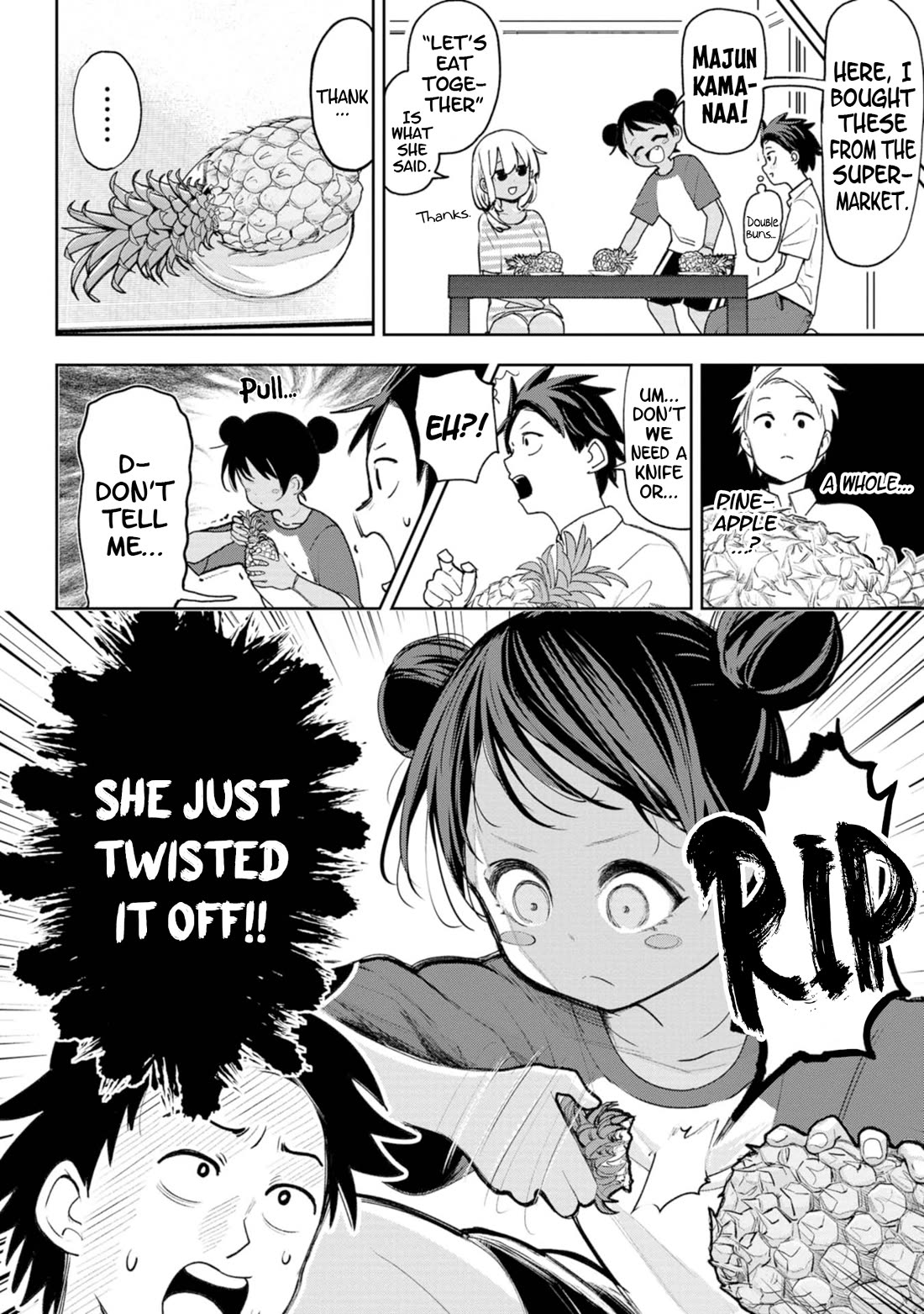 Okinawa de Suki ni Natta Ko ga Hougen Sugite Tsura Sugiru Chapter 23 page 3 - Chapter 23: Basanai (Bananas)
