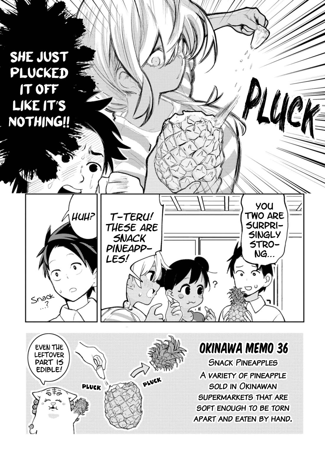 Okinawa de Suki ni Natta Ko ga Hougen Sugite Tsura Sugiru Chapter 23 page 4 - Chapter 23: Basanai (Bananas)