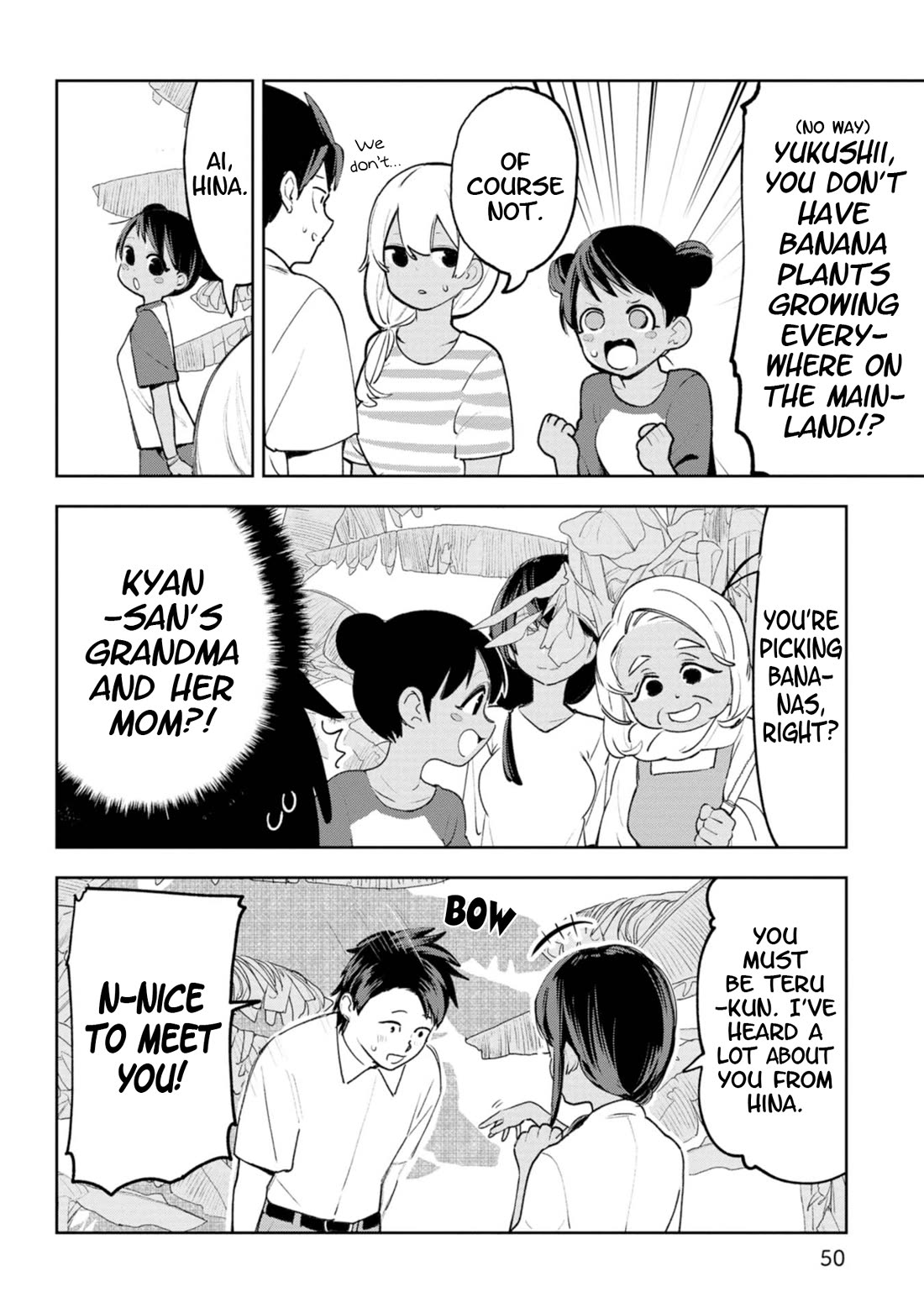 Okinawa de Suki ni Natta Ko ga Hougen Sugite Tsura Sugiru Chapter 23 page 7 - Chapter 23: Basanai (Bananas)