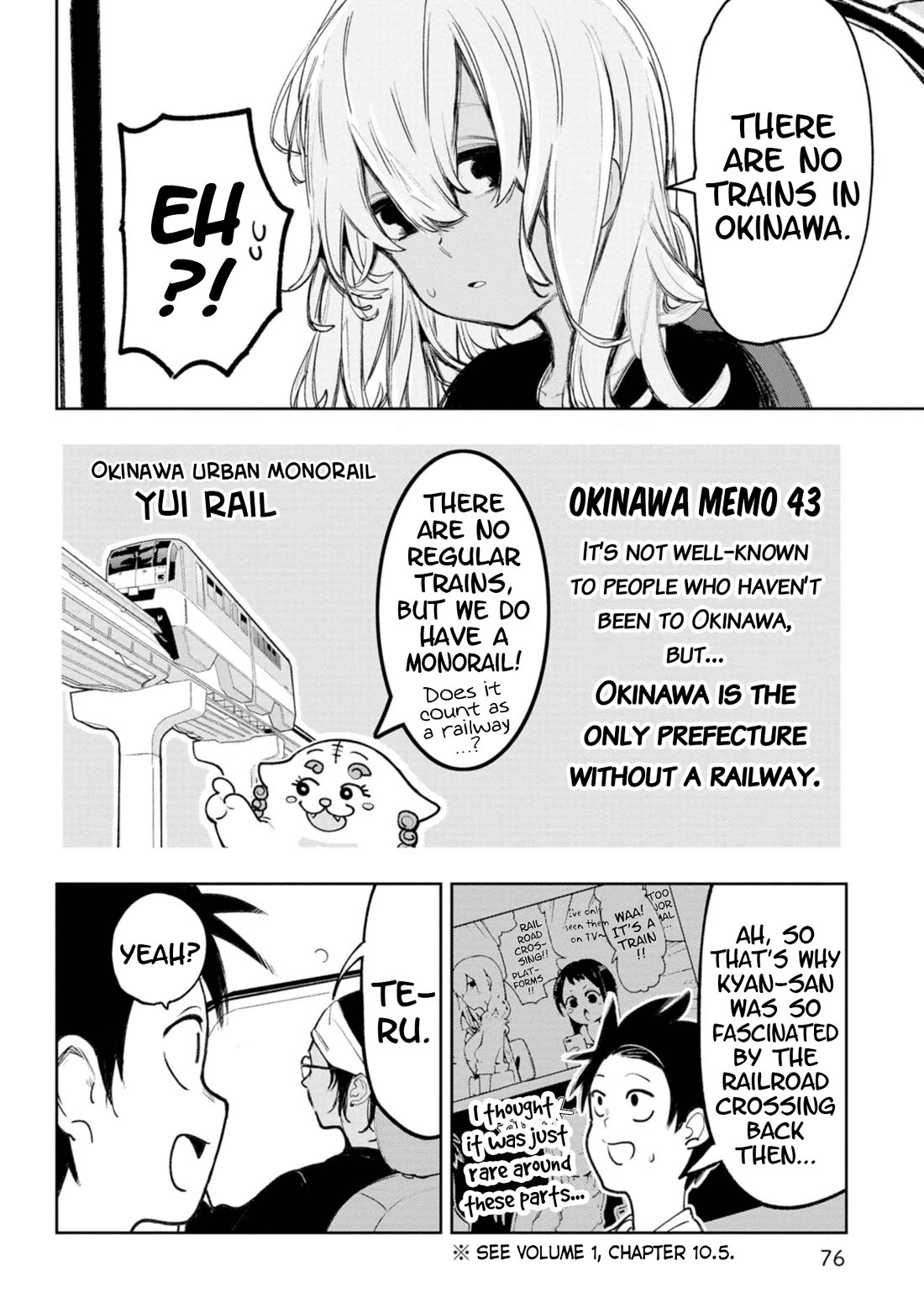Okinawa de Suki ni Natta Ko ga Hougen Sugite Tsura Sugiru Chapter 25 page 3 - Chapter 25: Horo Horo (Wandering)