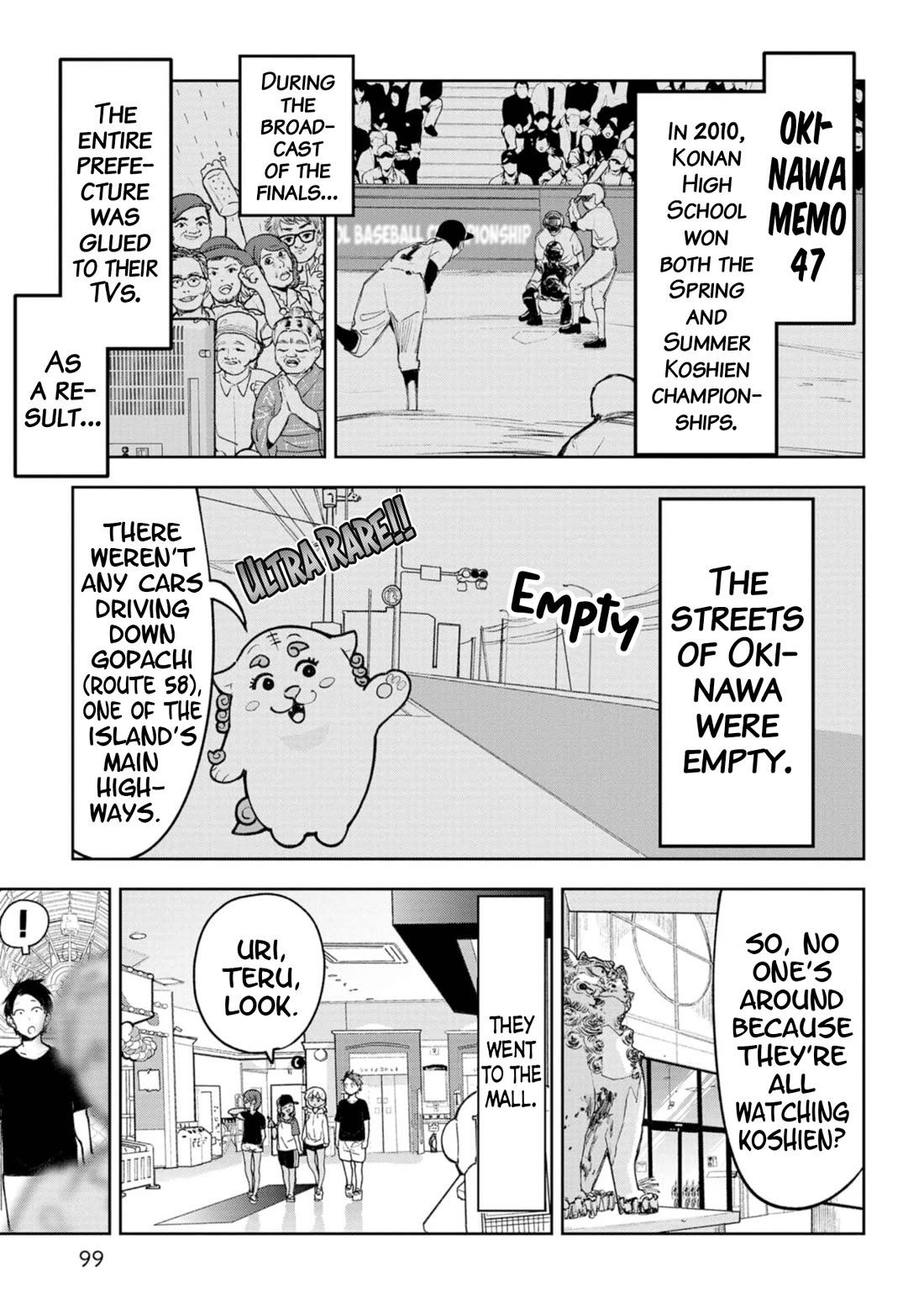 Okinawa de Suki ni Natta Ko ga Hougen Sugite Tsura Sugiru Chapter 26 page 5 - Chapter 26: Chibariyo! (Do your best!)