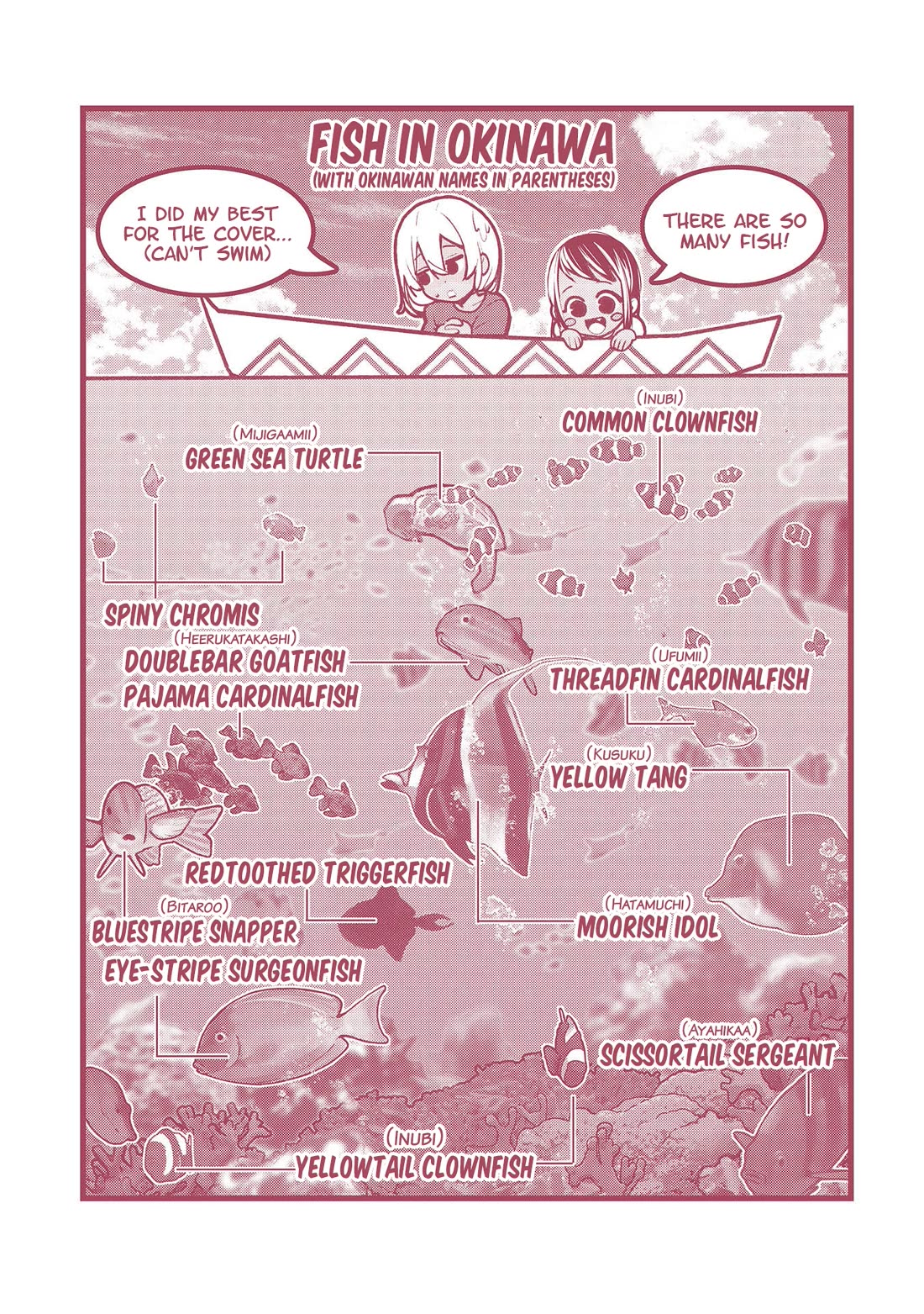 Okinawa de Suki ni Natta Ko ga Hougen Sugite Tsura Sugiru Chapter 28.5 page 13 - Chapter 28.5: Shiibun Manga (Bonus Manga)