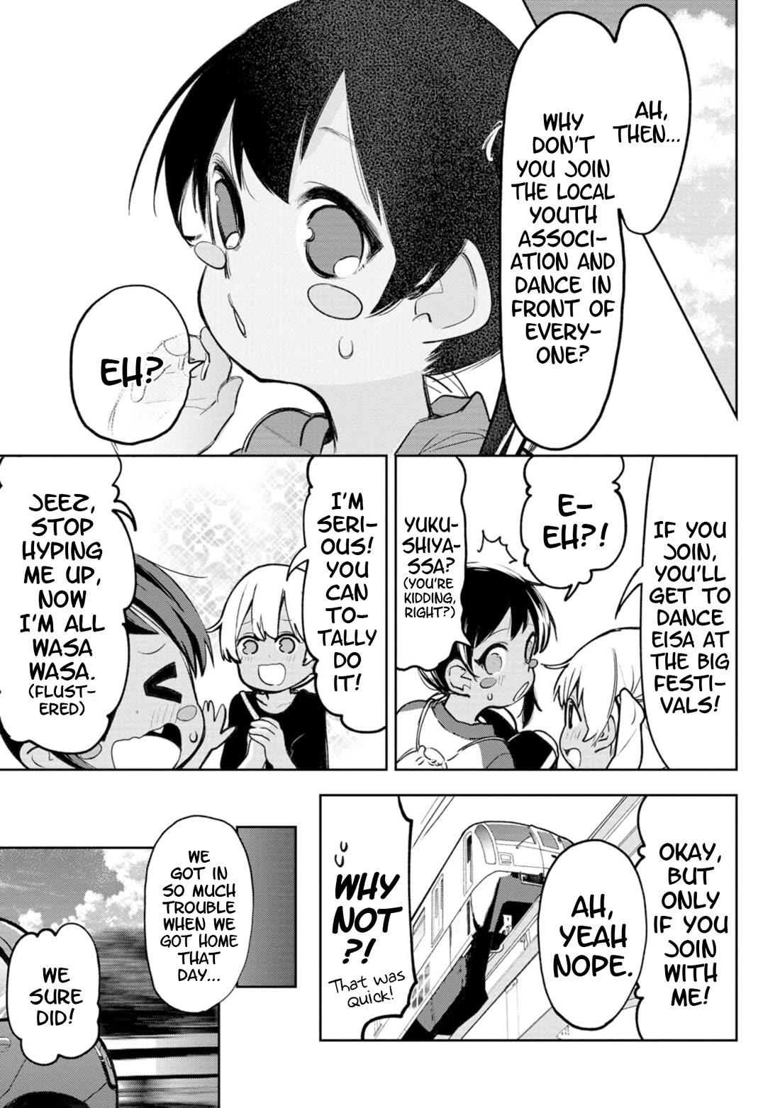 Okinawa de Suki ni Natta Ko ga Hougen Sugite Tsura Sugiru Chapter 28.5 page 8 - Chapter 28.5: Shiibun Manga (Bonus Manga)