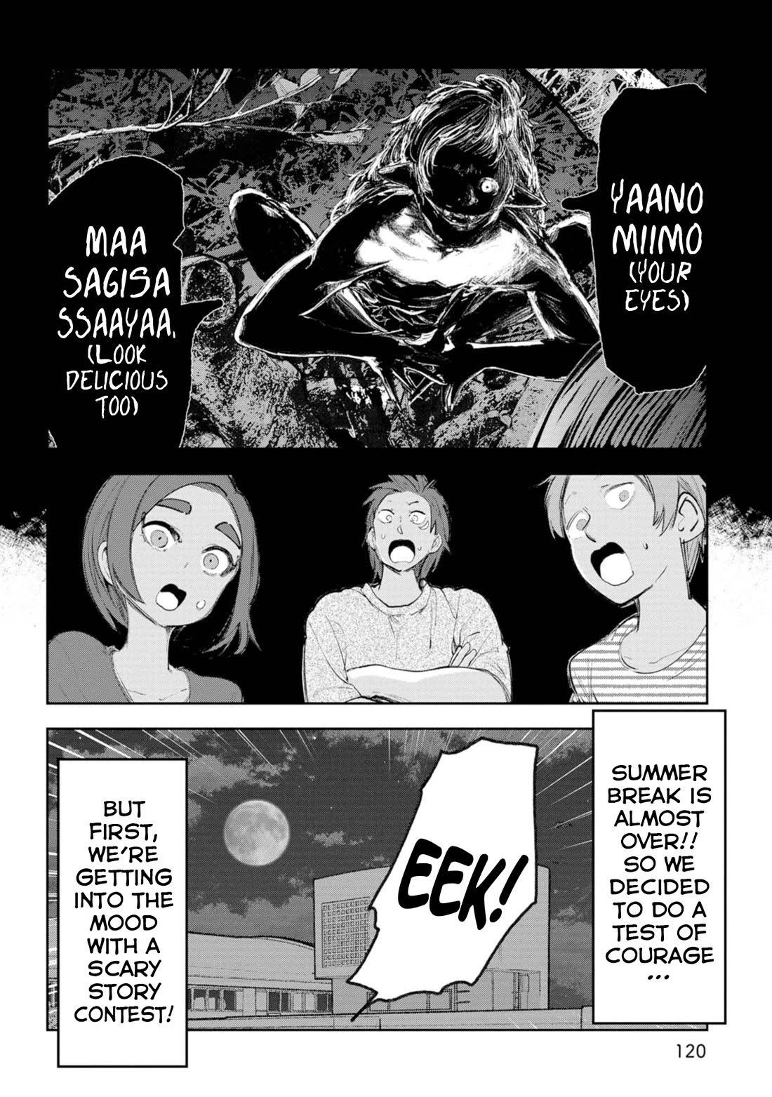 Okinawa de Suki ni Natta Ko ga Hougen Sugite Tsura Sugiru Chapter 28 page 2 - Chapter 28: Uturusan Story (Scary story) [Part 1]