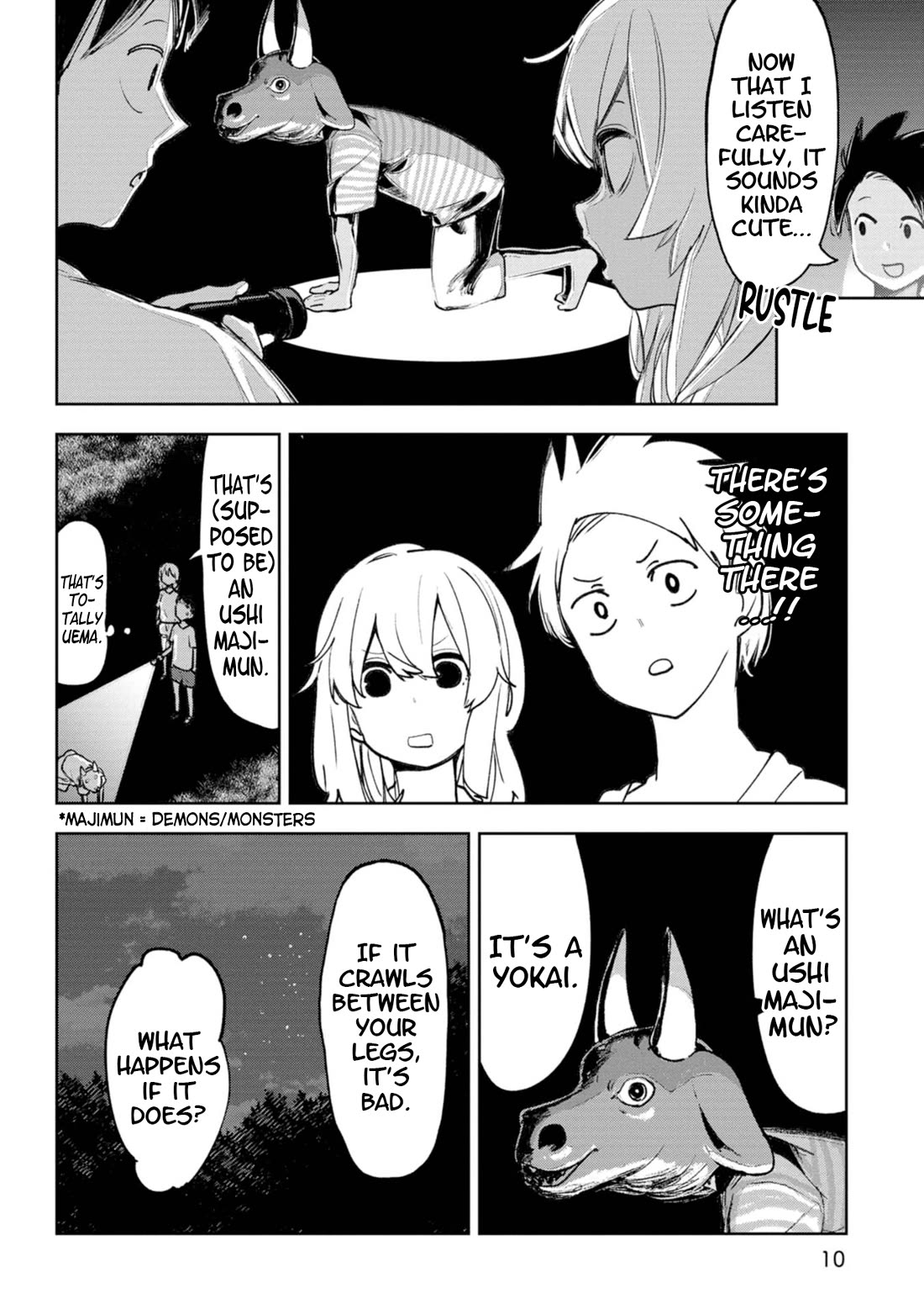 Okinawa de Suki ni Natta Ko ga Hougen Sugite Tsura Sugiru Chapter 29 page 10 - Chapter 29: Uturusan Story (Scary story) [Part 2]