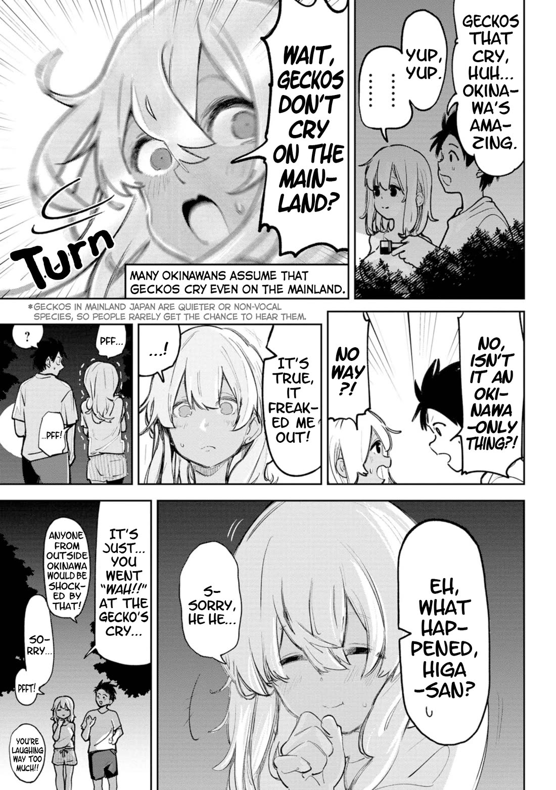 Okinawa de Suki ni Natta Ko ga Hougen Sugite Tsura Sugiru Chapter 29 page 9 - Chapter 29: Uturusan Story (Scary story) [Part 2]