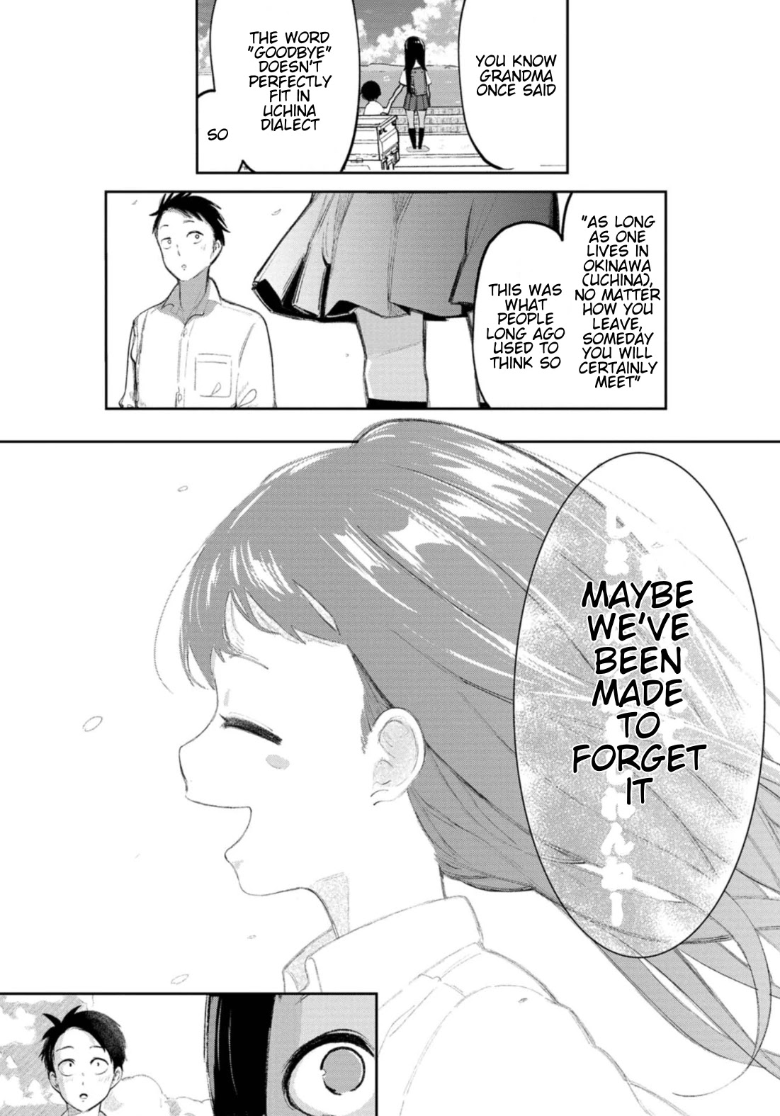 Okinawa de Suki ni Natta Ko ga Hougen Sugite Tsura Sugiru Chapter 3 page 6 - Chapter 3: Mata Acha-ya- (See you tomorrow)