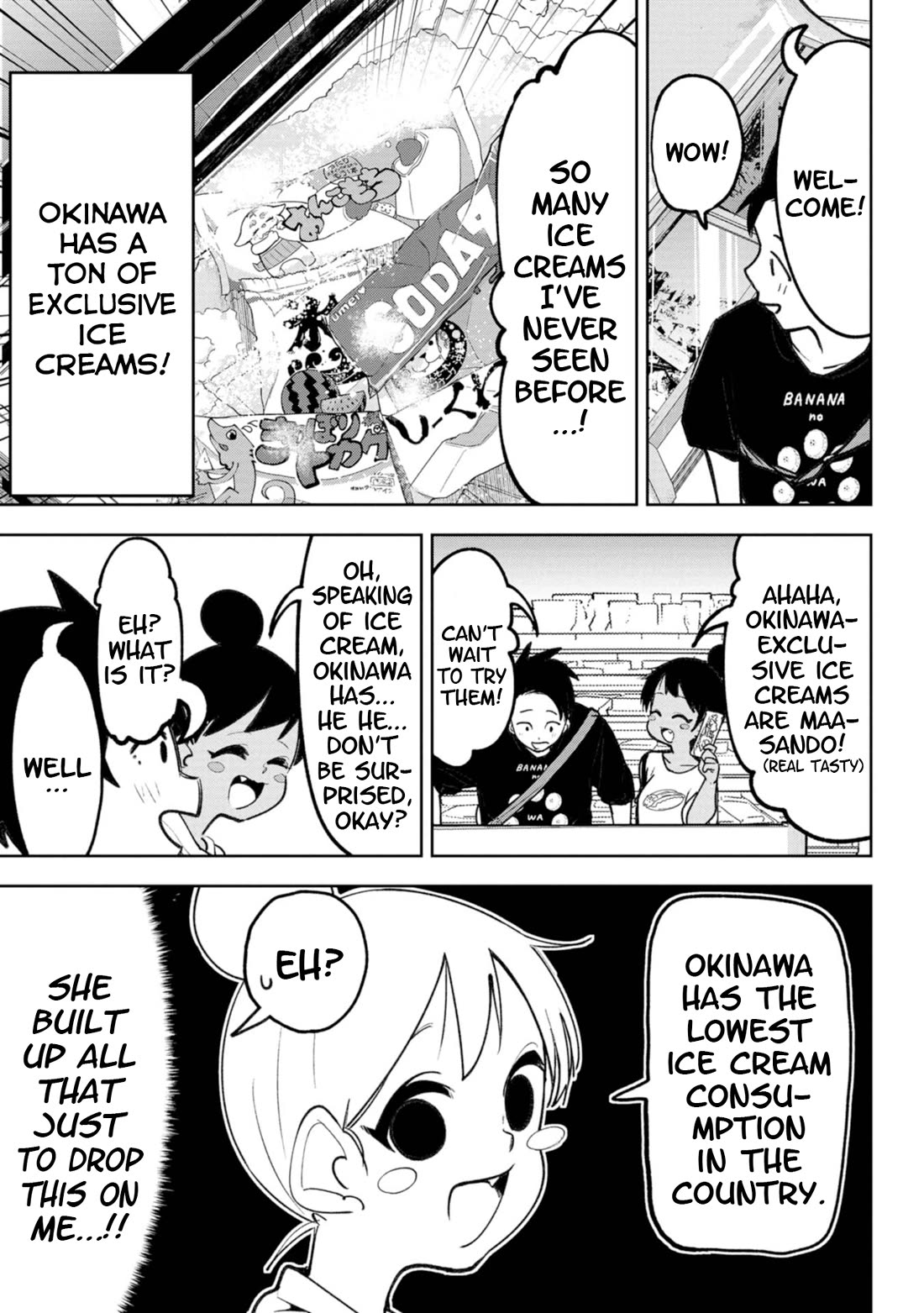 Okinawa de Suki ni Natta Ko ga Hougen Sugite Tsura Sugiru Chapter 30 page 7 - Chapter 30: Hijurumun (Cold Things)