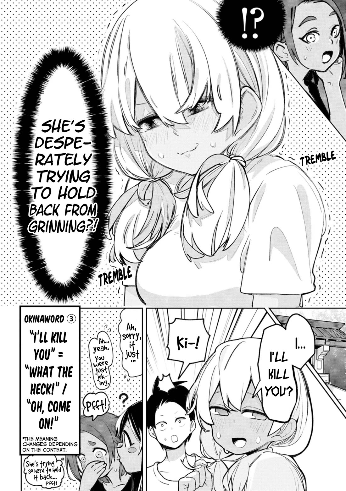 Okinawa de Suki ni Natta Ko ga Hougen Sugite Tsura Sugiru Chapter 31 page 7 - Chapter 31: Okinawords
