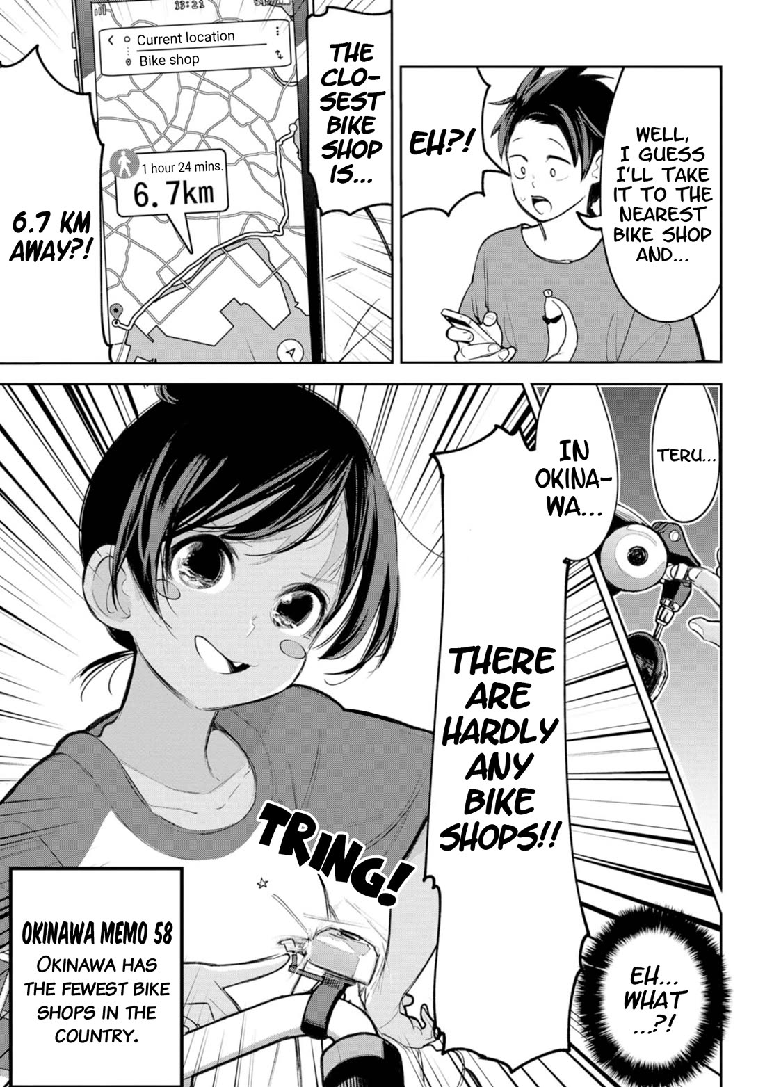 Okinawa de Suki ni Natta Ko ga Hougen Sugite Tsura Sugiru Chapter 34 page 3 - Chapter 34: Urunumichi (Coral Roads)