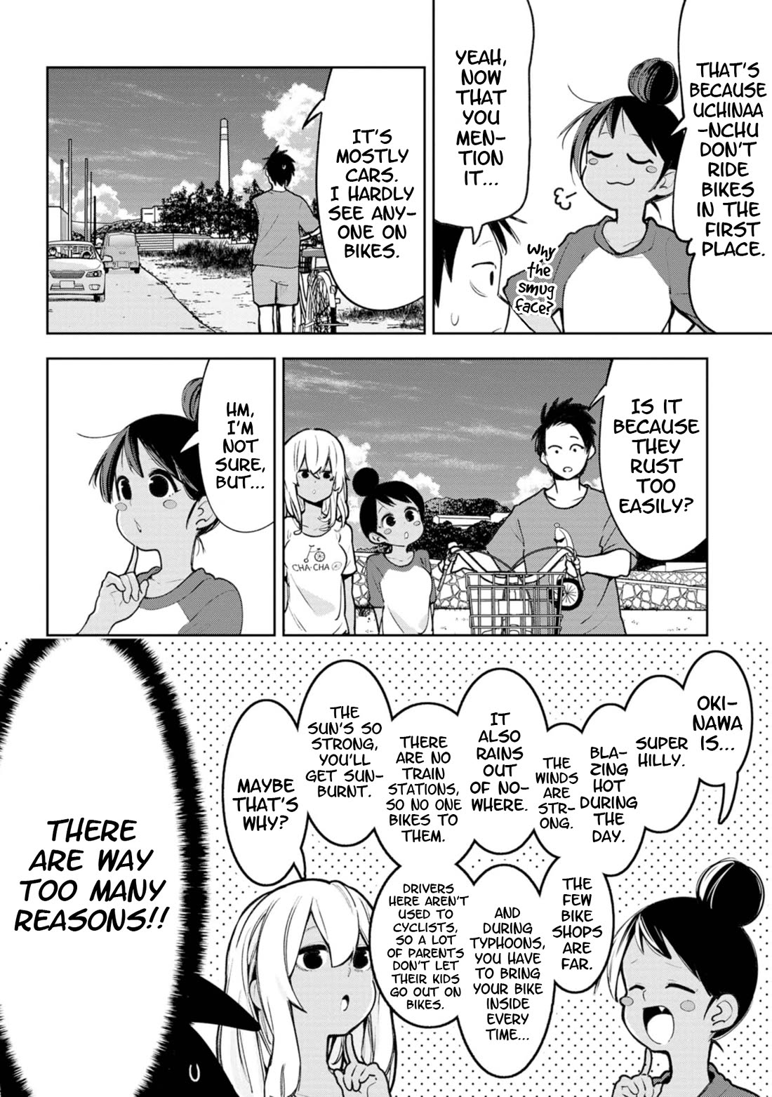 Okinawa de Suki ni Natta Ko ga Hougen Sugite Tsura Sugiru Chapter 34 page 4 - Chapter 34: Urunumichi (Coral Roads)