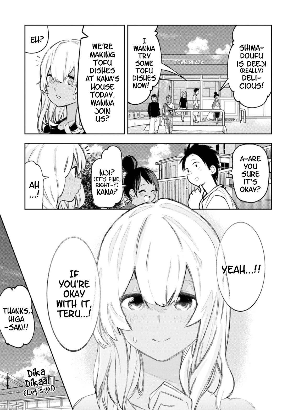 Okinawa de Suki ni Natta Ko ga Hougen Sugite Tsura Sugiru Chapter 35 page 5 - Chapter 35: Achikoukou Shimadoufu (Piping Hot Island Tofu)