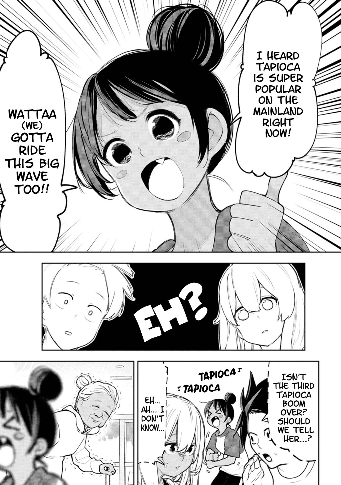 Okinawa de Suki ni Natta Ko ga Hougen Sugite Tsura Sugiru Chapter 36 page 7 - Chapter 36: Kiiumu (Cassava)