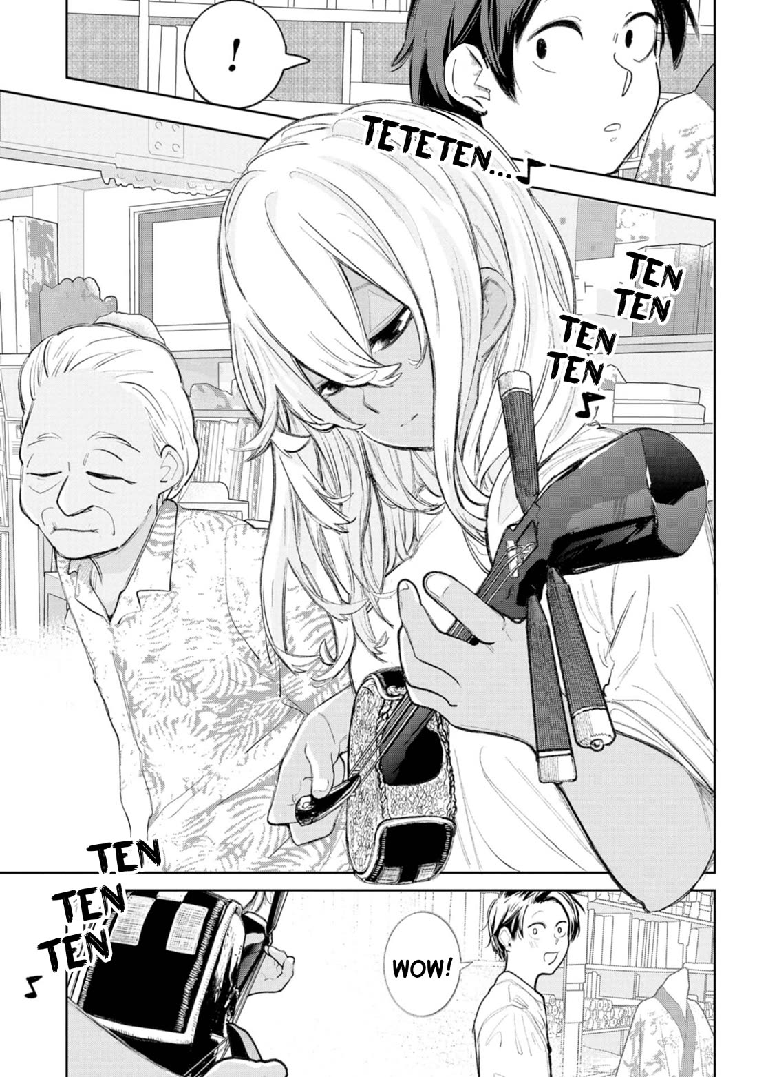 Okinawa de Suki ni Natta Ko ga Hougen Sugite Tsura Sugiru Chapter 37 page 5 - Chapter 37: Kankara Sanshin (Sanshin from a can)