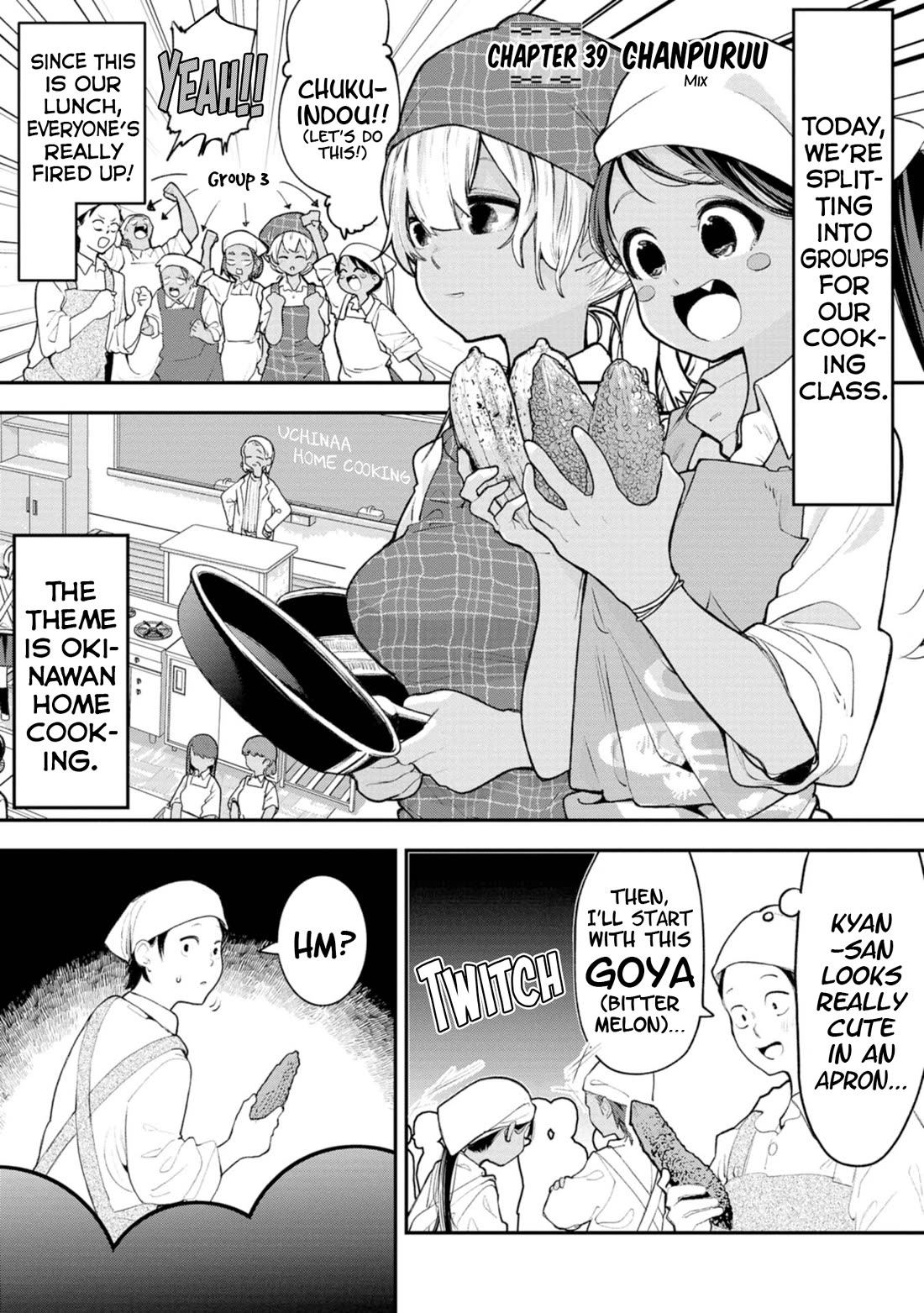 Okinawa de Suki ni Natta Ko ga Hougen Sugite Tsura Sugiru Chapter 39 page 1 - Chapter 39: Chanpuruu (Mix)