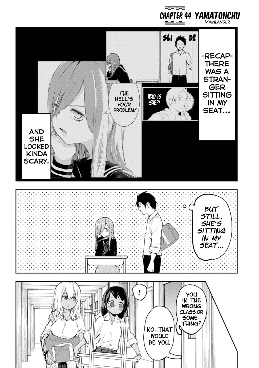 Okinawa de Suki ni Natta Ko ga Hougen Sugite Tsura Sugiru Chapter 44 page 1 - Chapter 44: Yamatonchu (Mainlander)