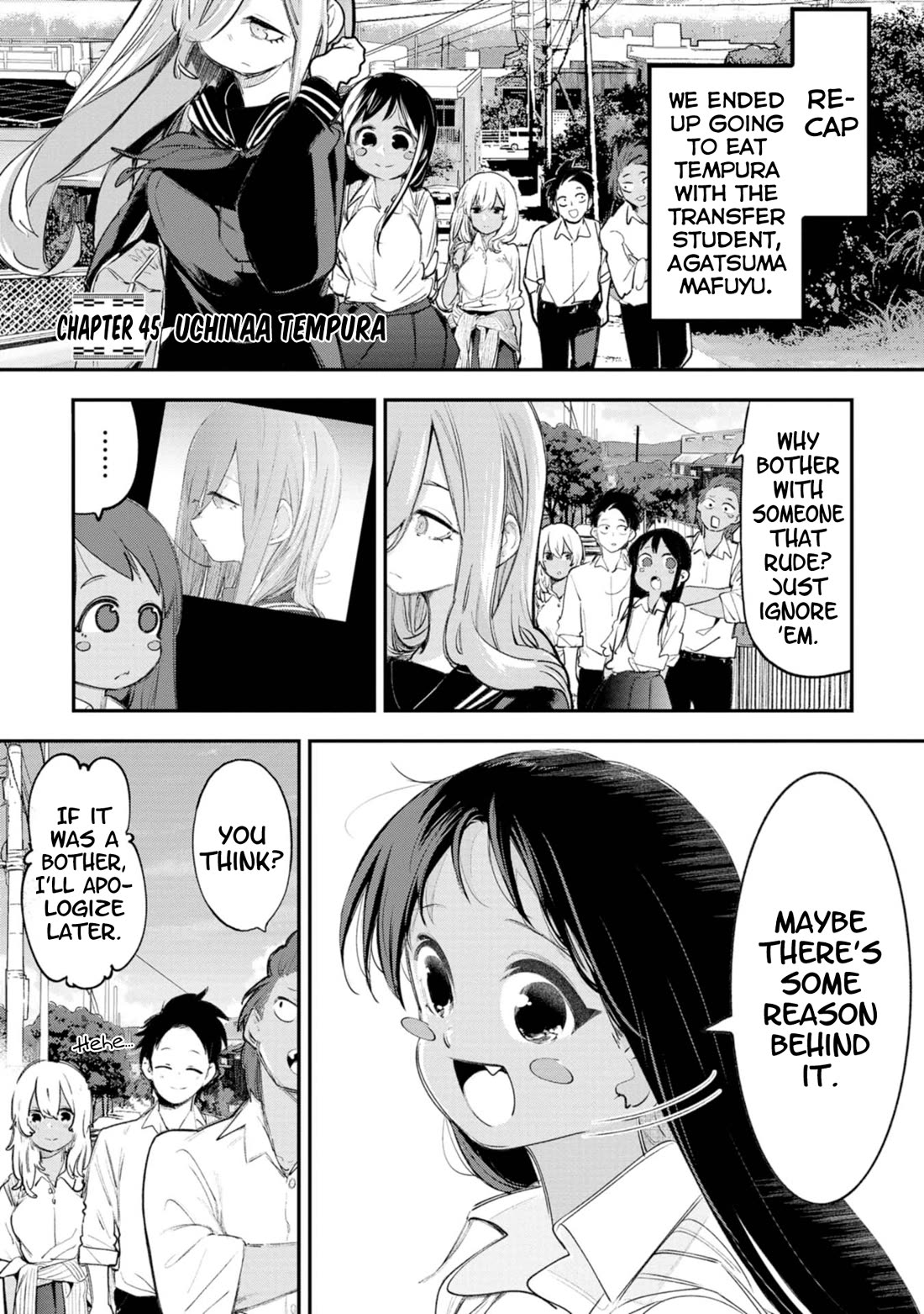 Okinawa de Suki ni Natta Ko ga Hougen Sugite Tsura Sugiru Chapter 45 page 1 - Chapter 45: Uchinaa Tempura