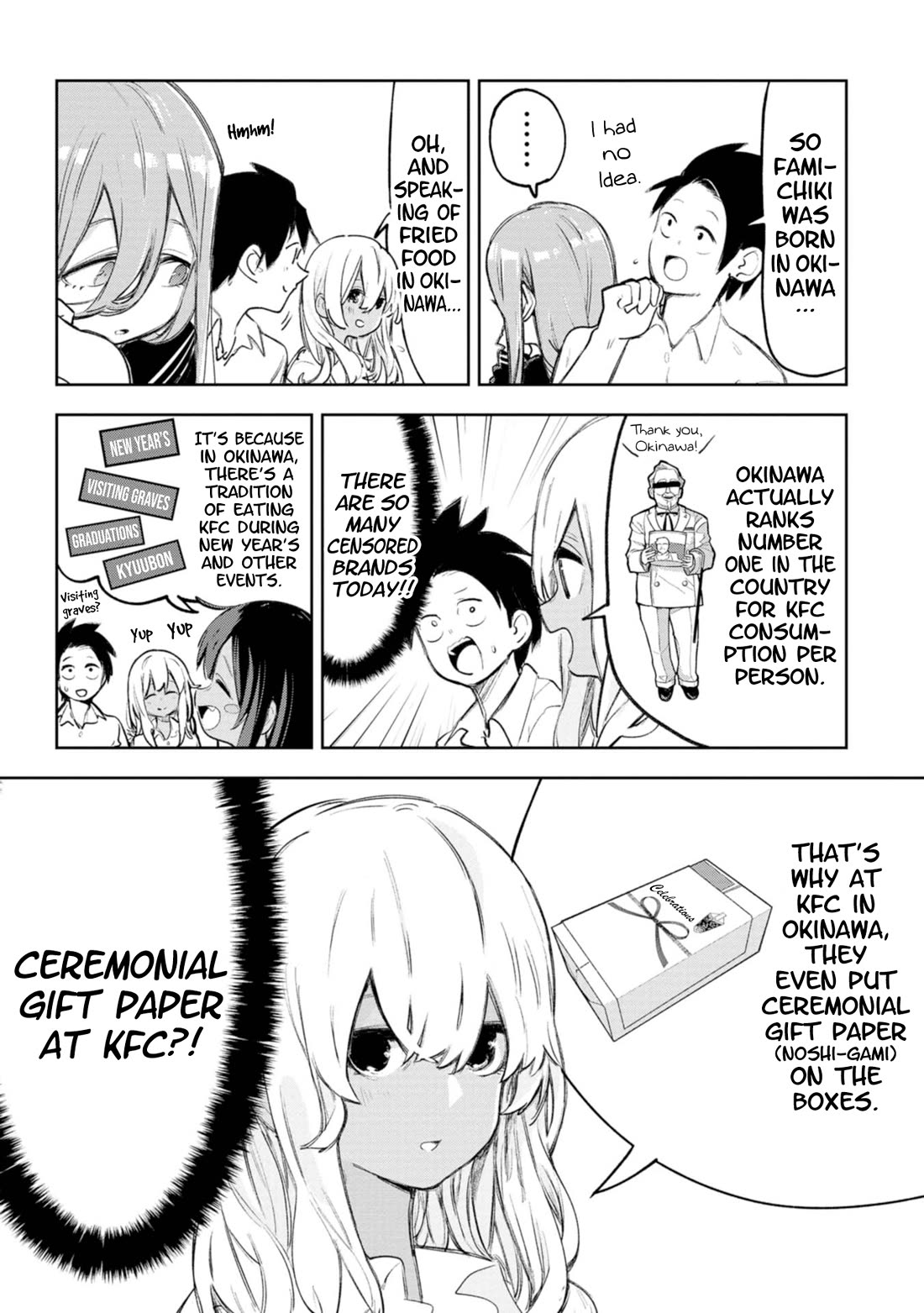 Okinawa de Suki ni Natta Ko ga Hougen Sugite Tsura Sugiru Chapter 45 page 10 - Chapter 45: Uchinaa Tempura